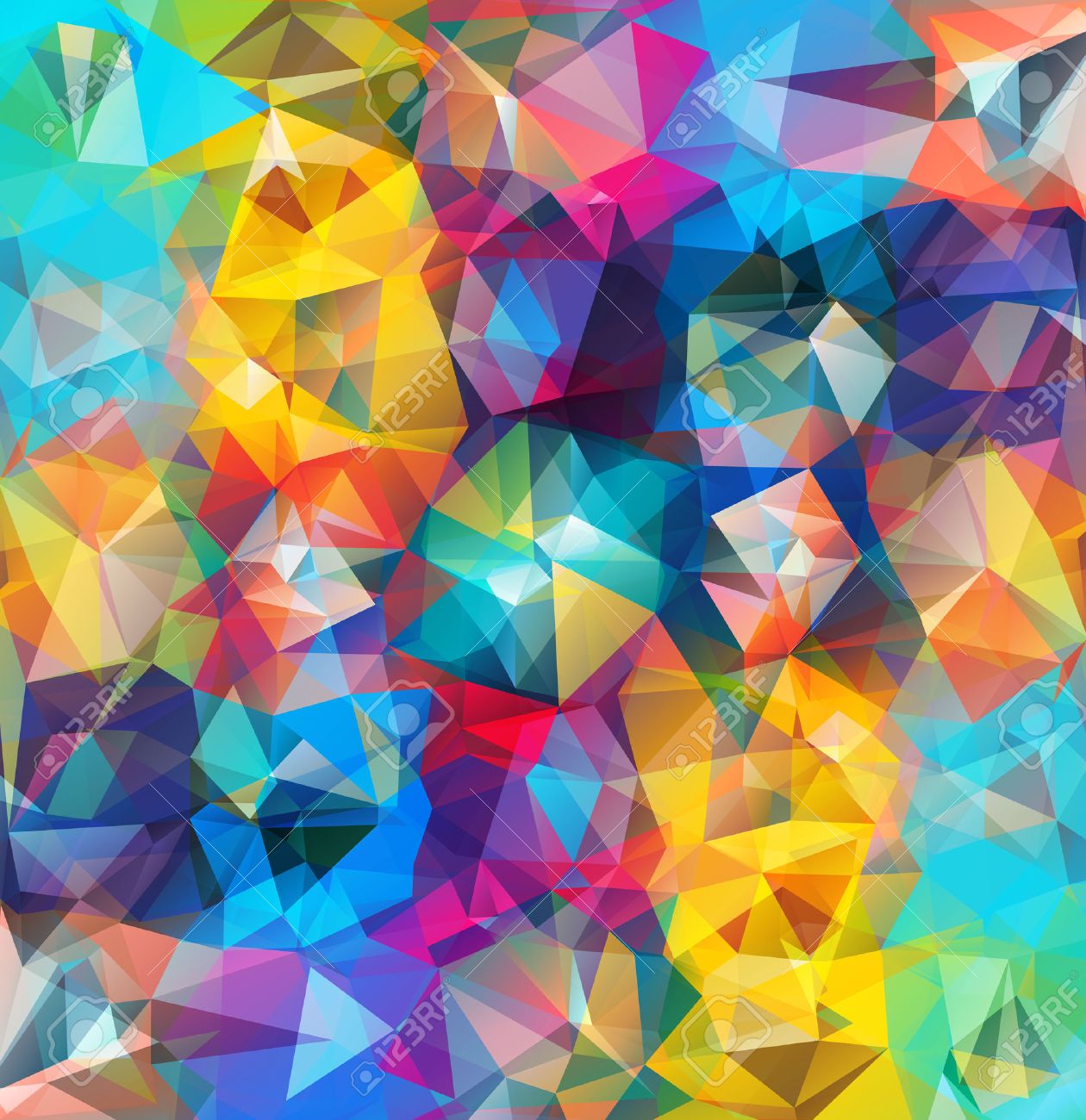 Abstract geometric background. Multicolored triangles. Beautiful inscription. Triangle background with bright lines. Pattern of crystal geometric shapes. Multicolor mosaic banner - 37403942 Abstract geometric background. Multicolored triangles. Beautiful inscription. Triangle background with bright lines. Pattern of crystal geometric shapes. Multicolor mosaic banner - 37403942