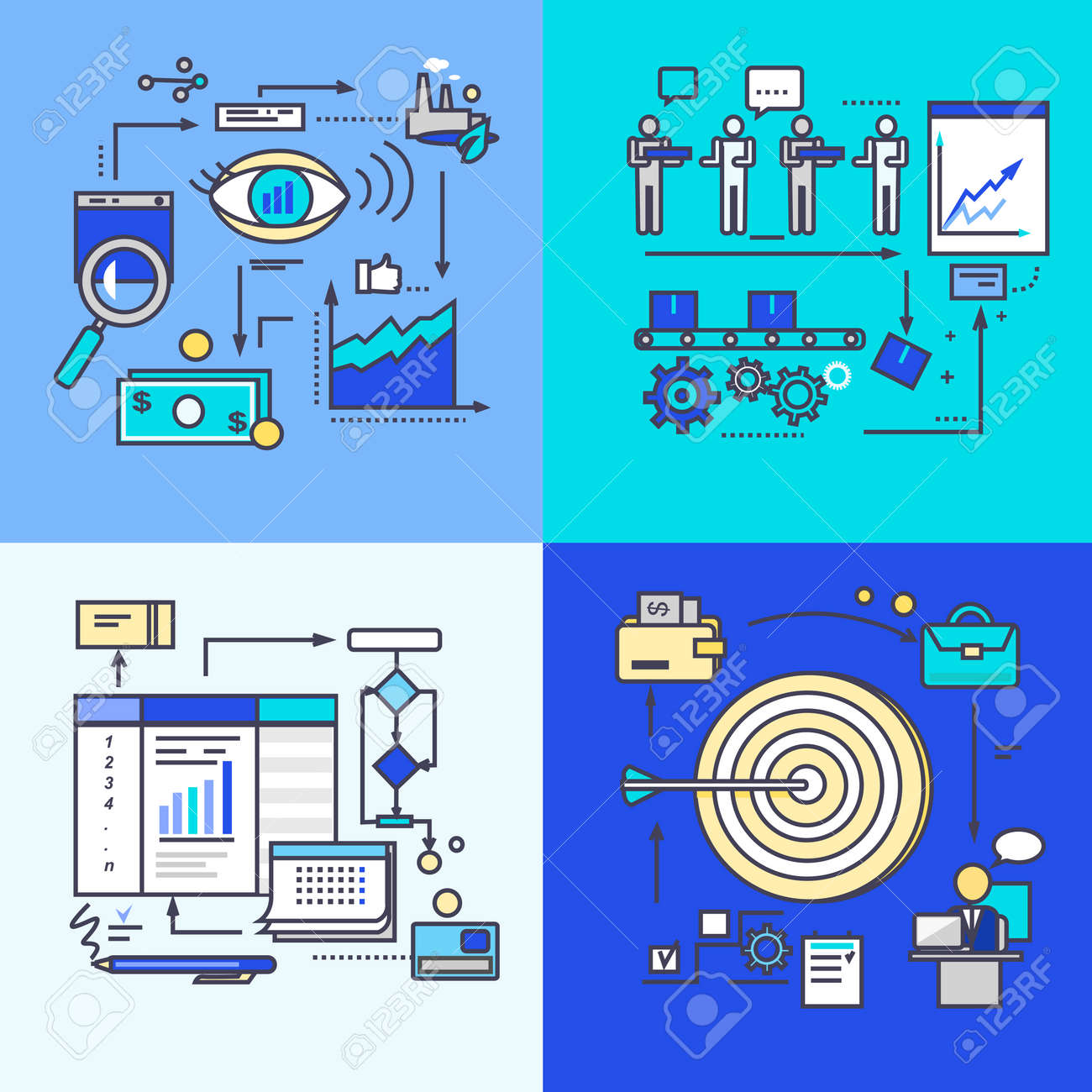 vision development progress and workflow goal business strategy growth develop