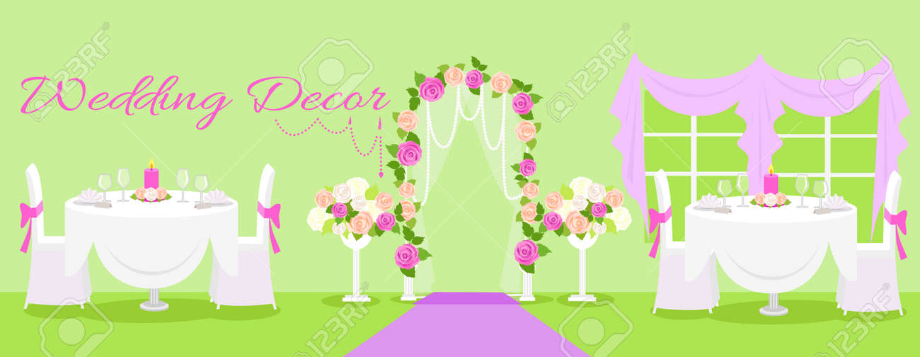 Mariage Décoration De L\'intérieur De La Mode. Décoration De Mariage ... Mariage Décoration De L\'intérieur De La Mode. Décoration De Mariage ...