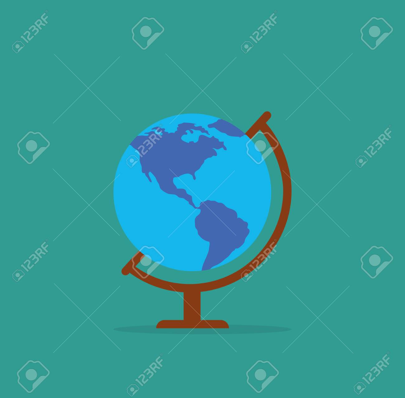 地球のベクター アイコン 地球アイコンの背景 世界地球学校のアイコン 地球のアイコンは 白で隔離 教育の世界地球のシンボル 世界のシルエット 地理学地球 地図 薄い線世界の地球 地球儀のイラスト素材 ベクタ Image