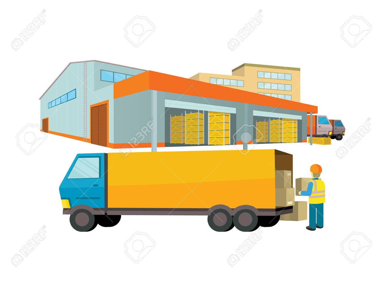 Equipment Delivery Process Of The Warehouse Interior Logisti And Factory Building Equipment Delivery Process Of The Warehouse Interior Logisti And Factory Building