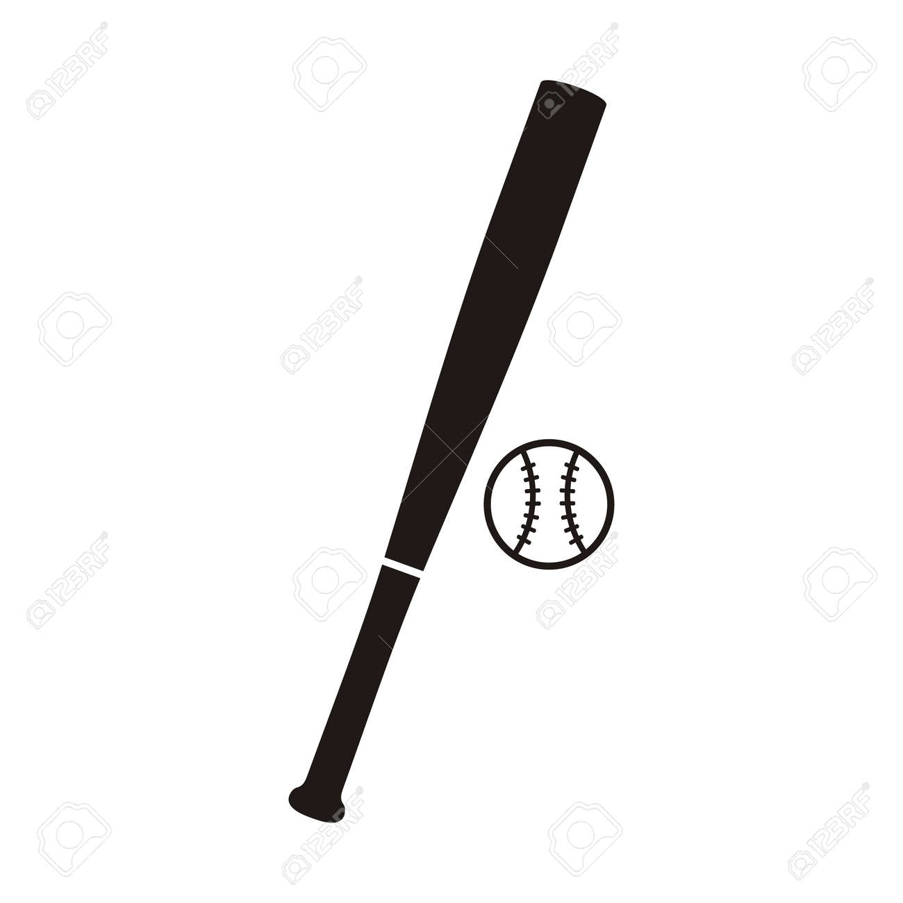 vector baseball bats