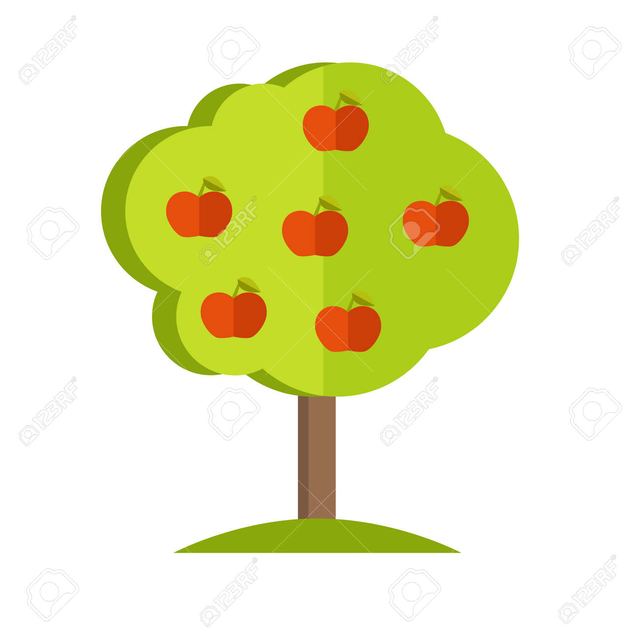 Style d'arbre fruitier plat