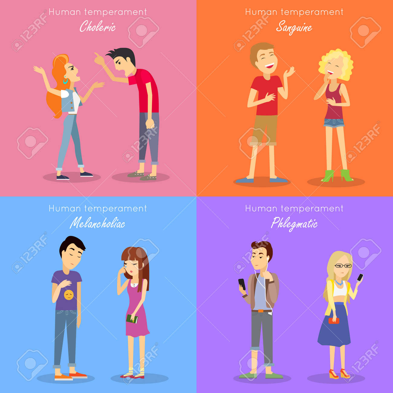 Resultado de imagen para IMAGENES ANIMADAS DEL TEMPERAMENTO DE LAS PERSONAS