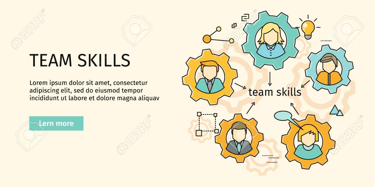 team skills banner avatar in gear team building workshop team building skills