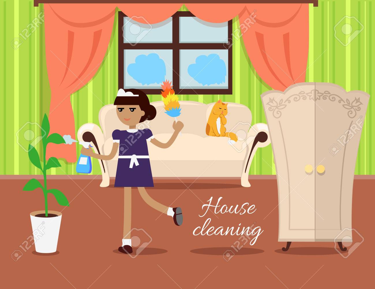 house cleaning ads