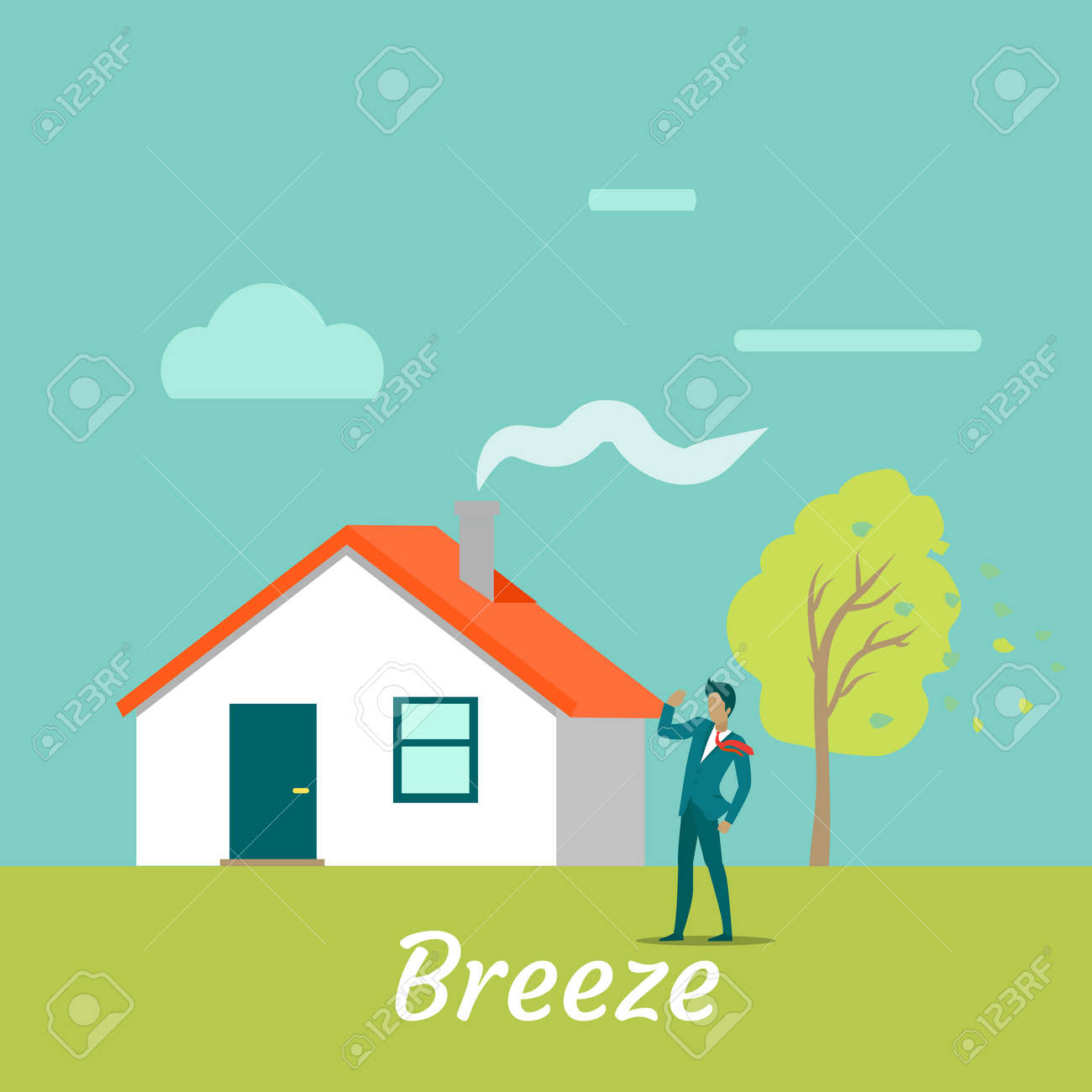 Breeze Sanfter Wind Auf Jungen Mann Blast Mannlich Stehend In Der Nahe Haus Ferienwohnung In Der Nahe Von Baum Wahrend Wind Auf Seinem Blast Landwind Kuhler Wind Vom Meer Erholung Am Geburtshaus Wind refers to air moving from a high pressure to low pressure. 123rf com