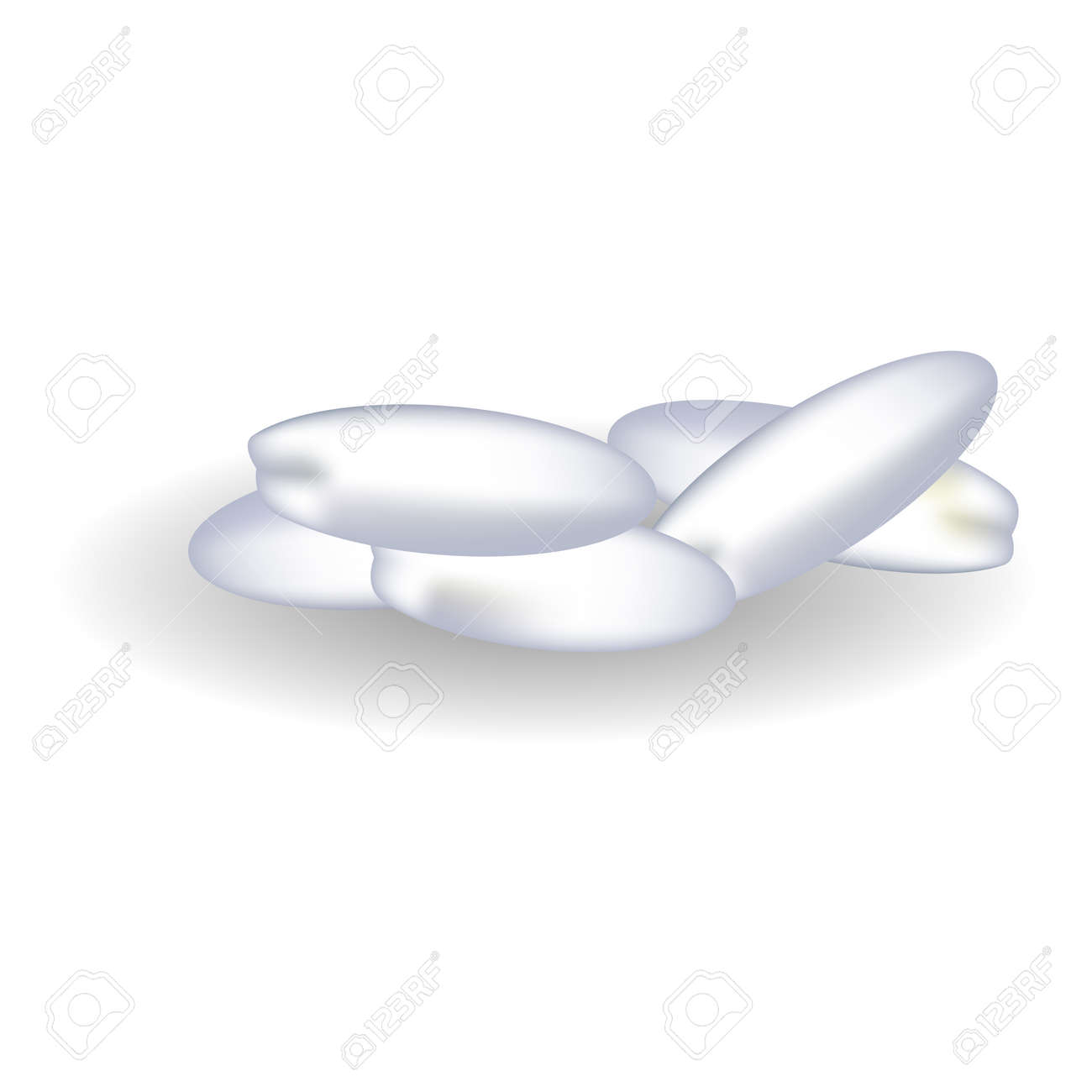 ご飯粒山近くのベクトル図をで のイラスト素材 ベクタ Image