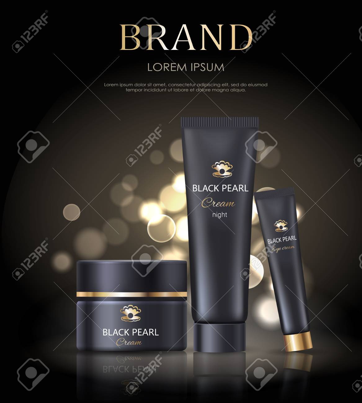 black pearl night cream