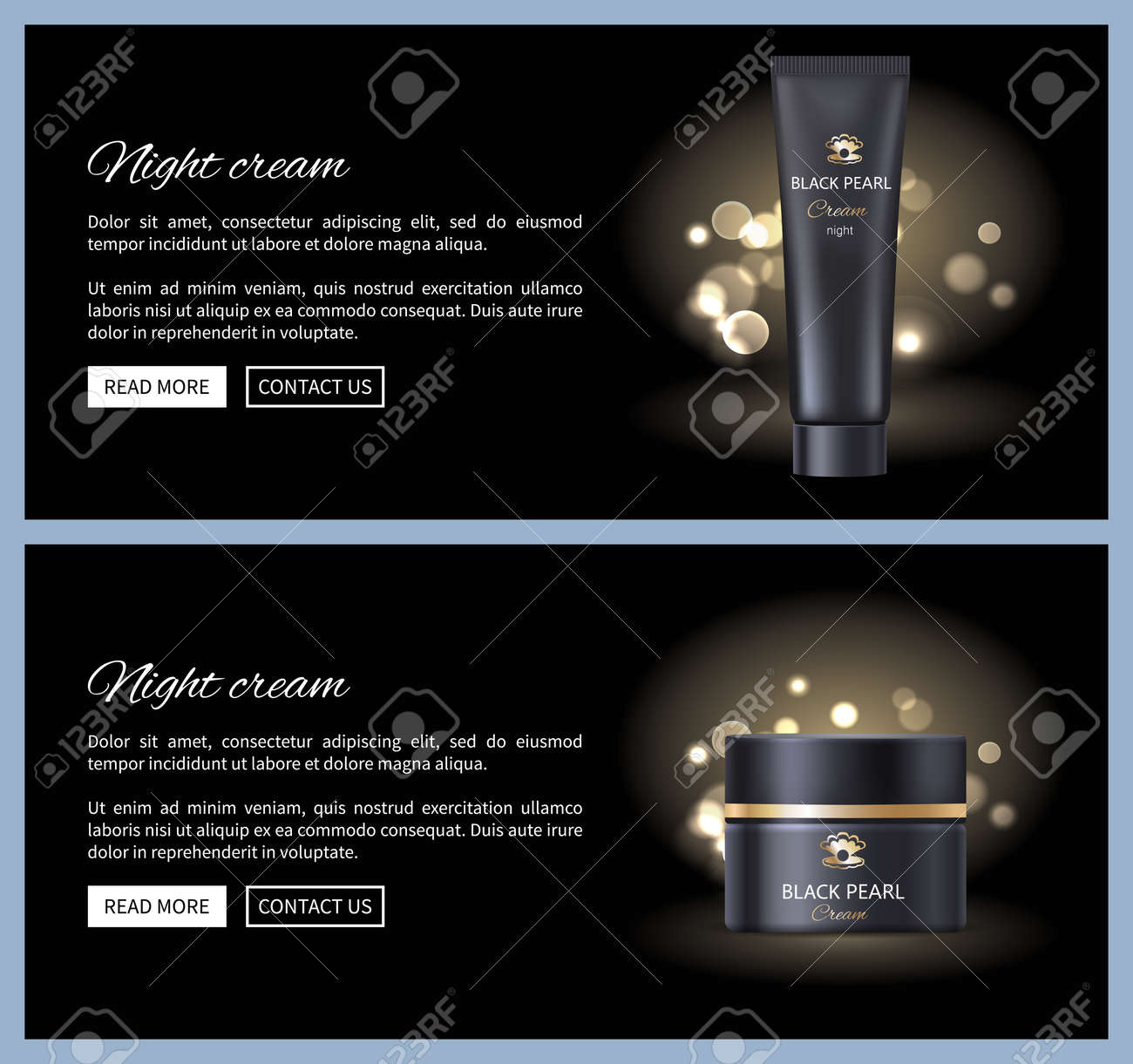 black pearl night cream