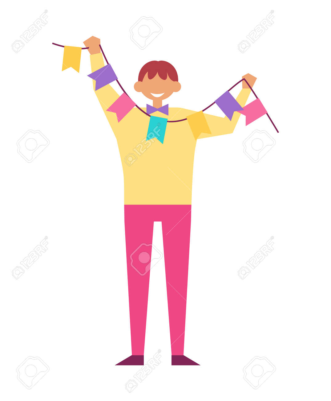 man celebrate birthday party