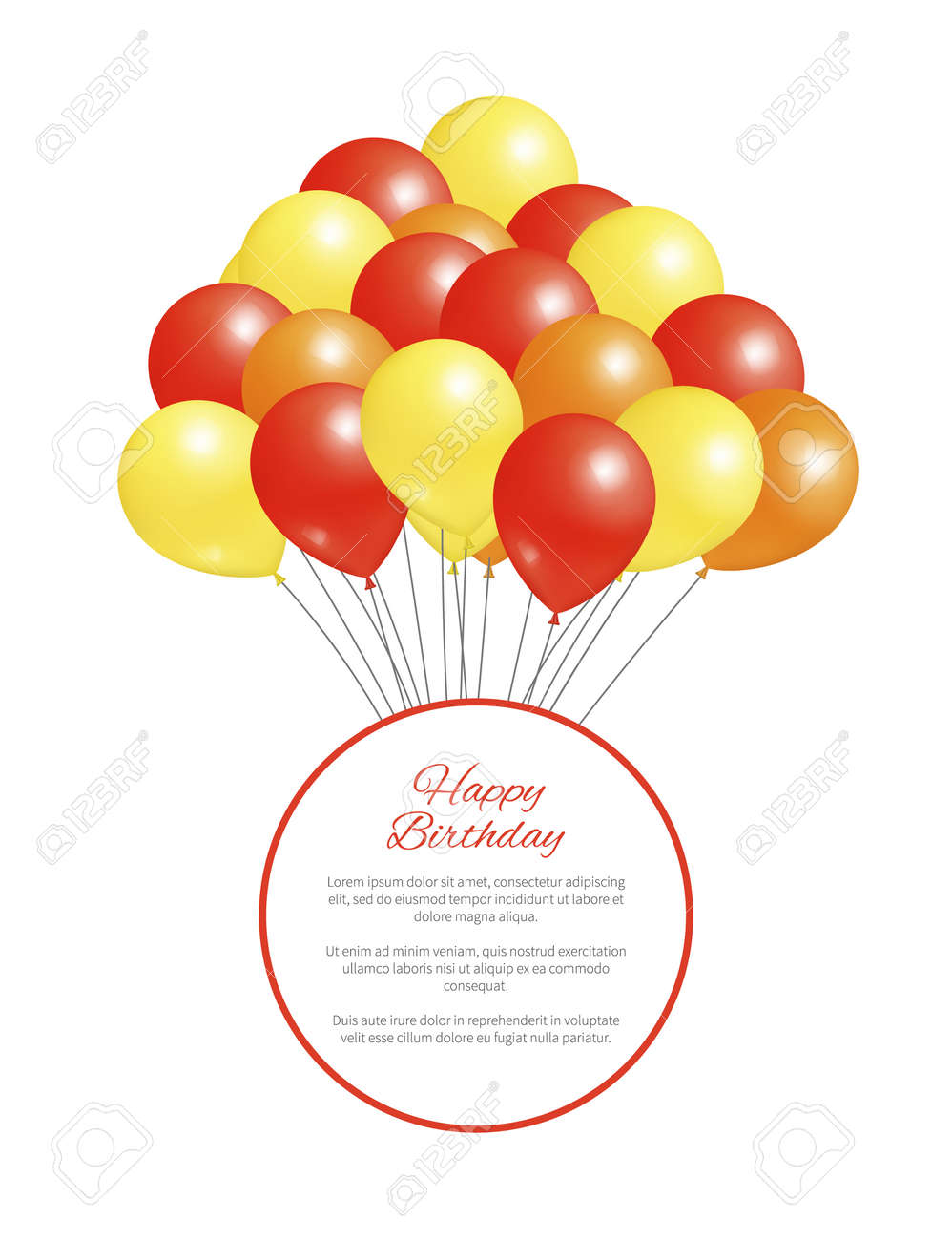 happy birthday postcard balloons big bundle for party decorations birthdays and anniversaries