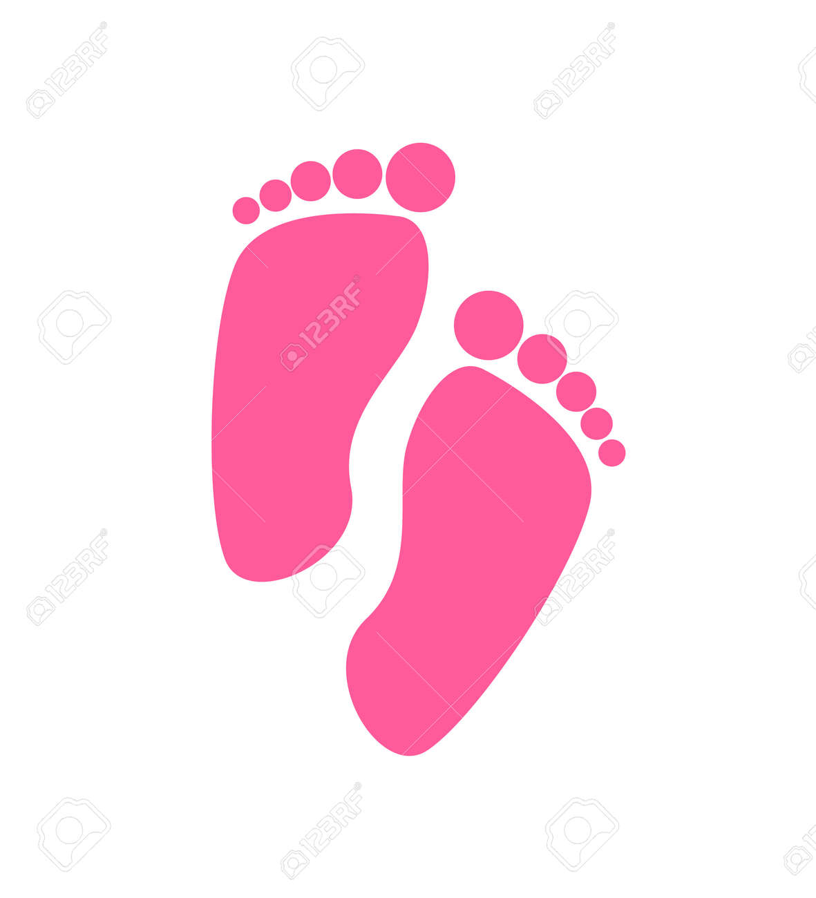 girl footprints