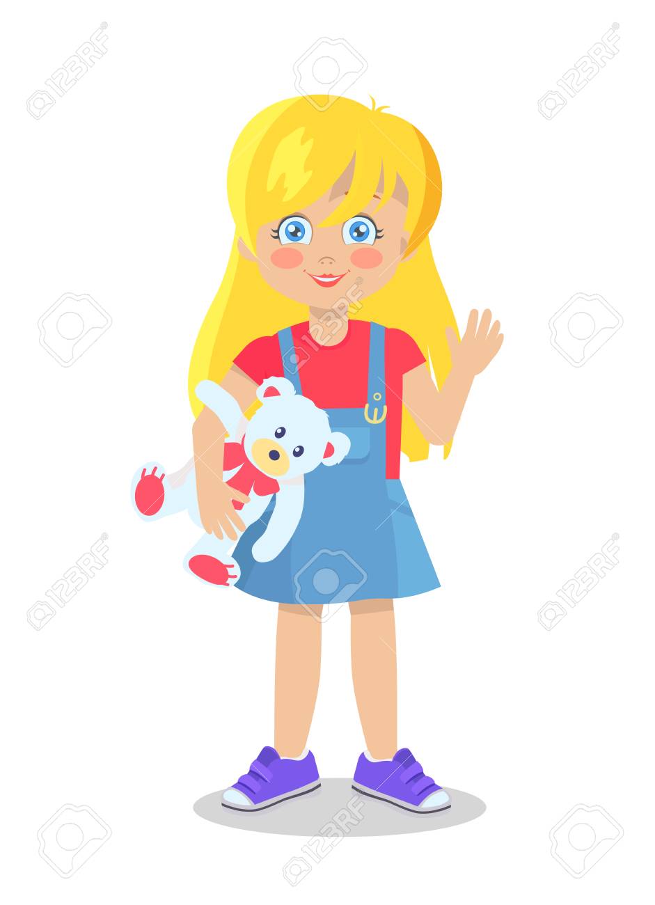 cartoon of doll