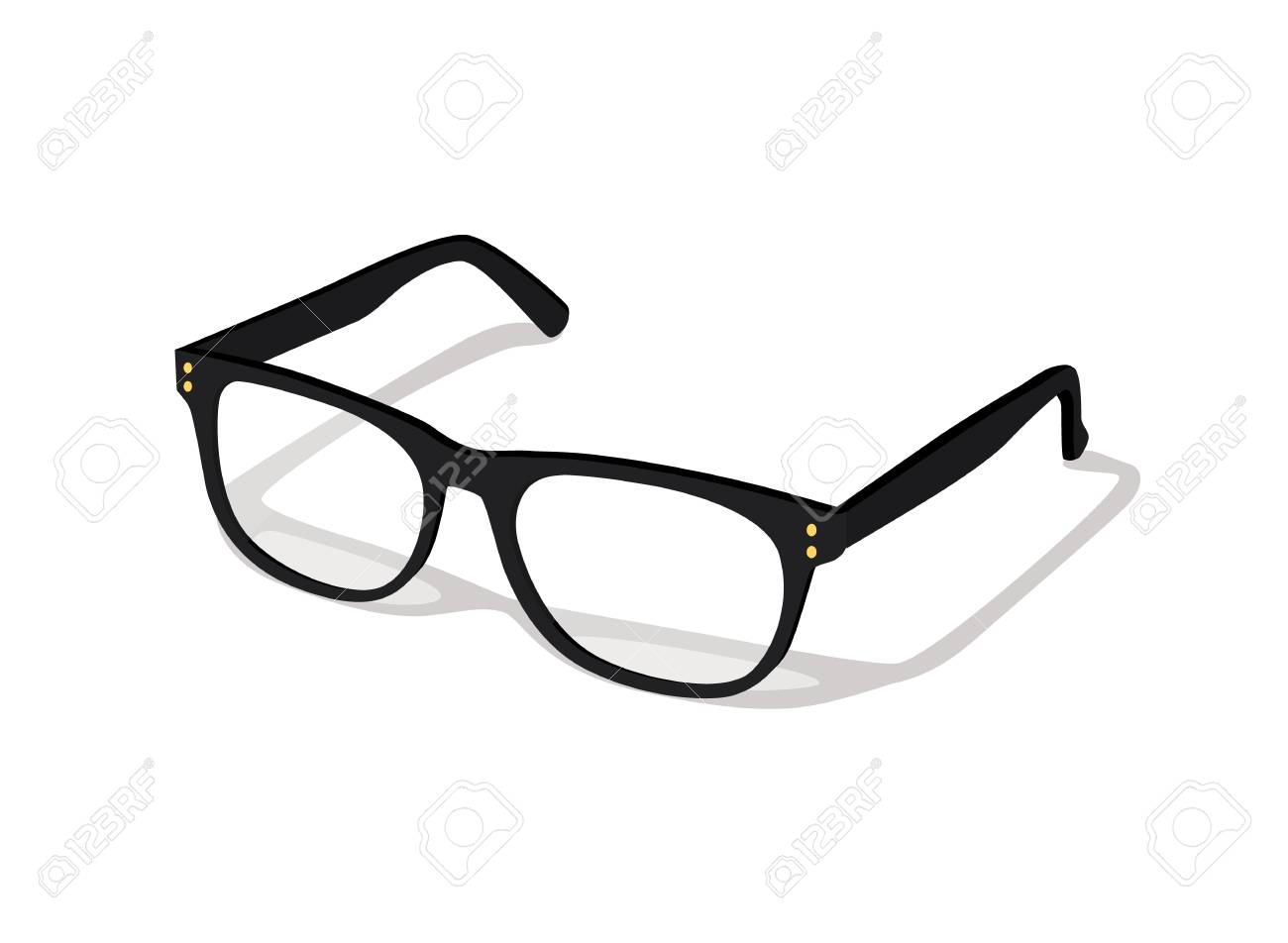 Modern glasses icon isolated on white background vector illustration of elegance spectacles in black frame, eyeglasses with lense, eyewear model - 105540727 Modern glasses icon isolated on white background vector illustration of elegance spectacles in black frame, eyeglasses with lense, eyewear model - 105540727