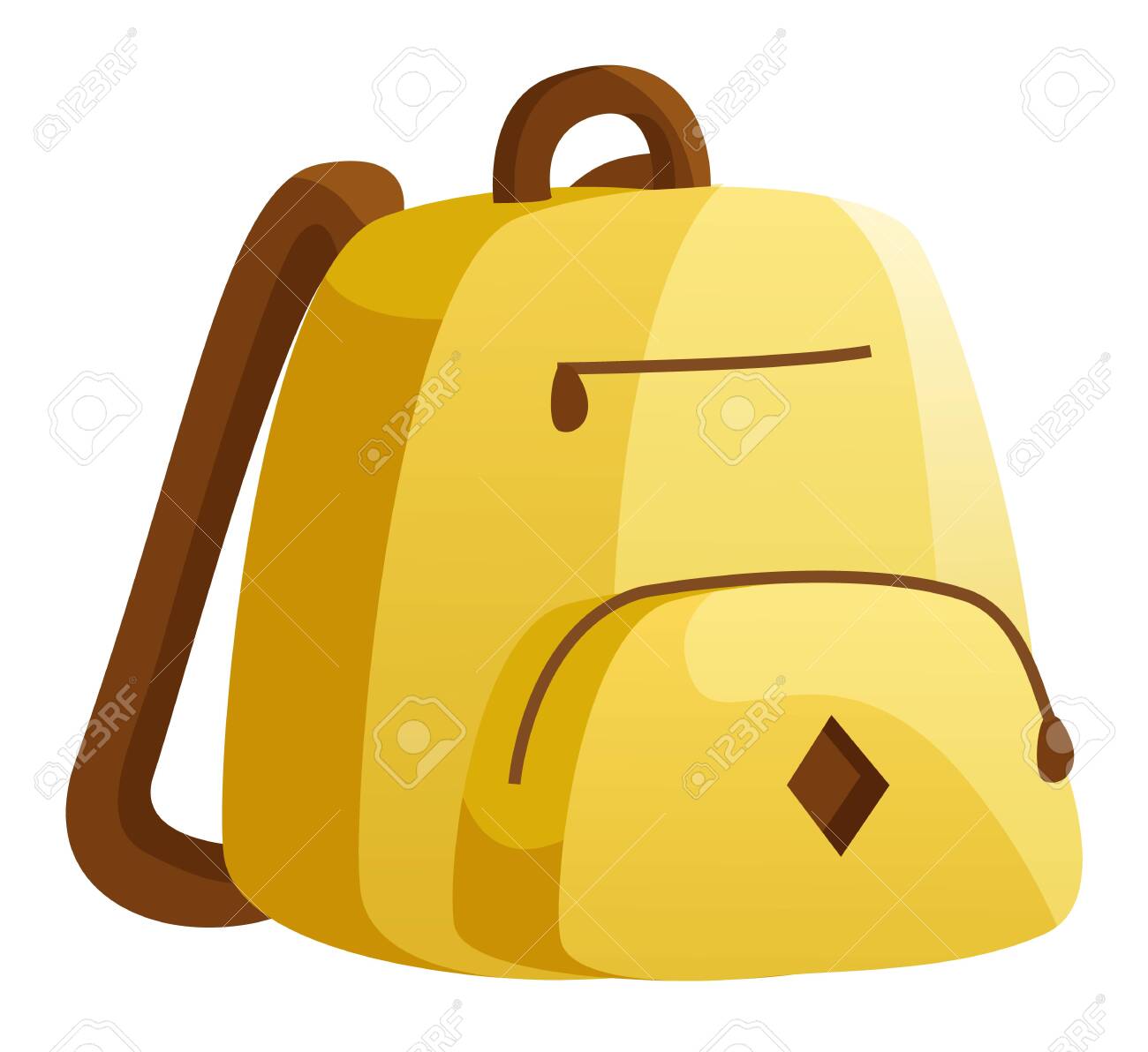 yellow school bag