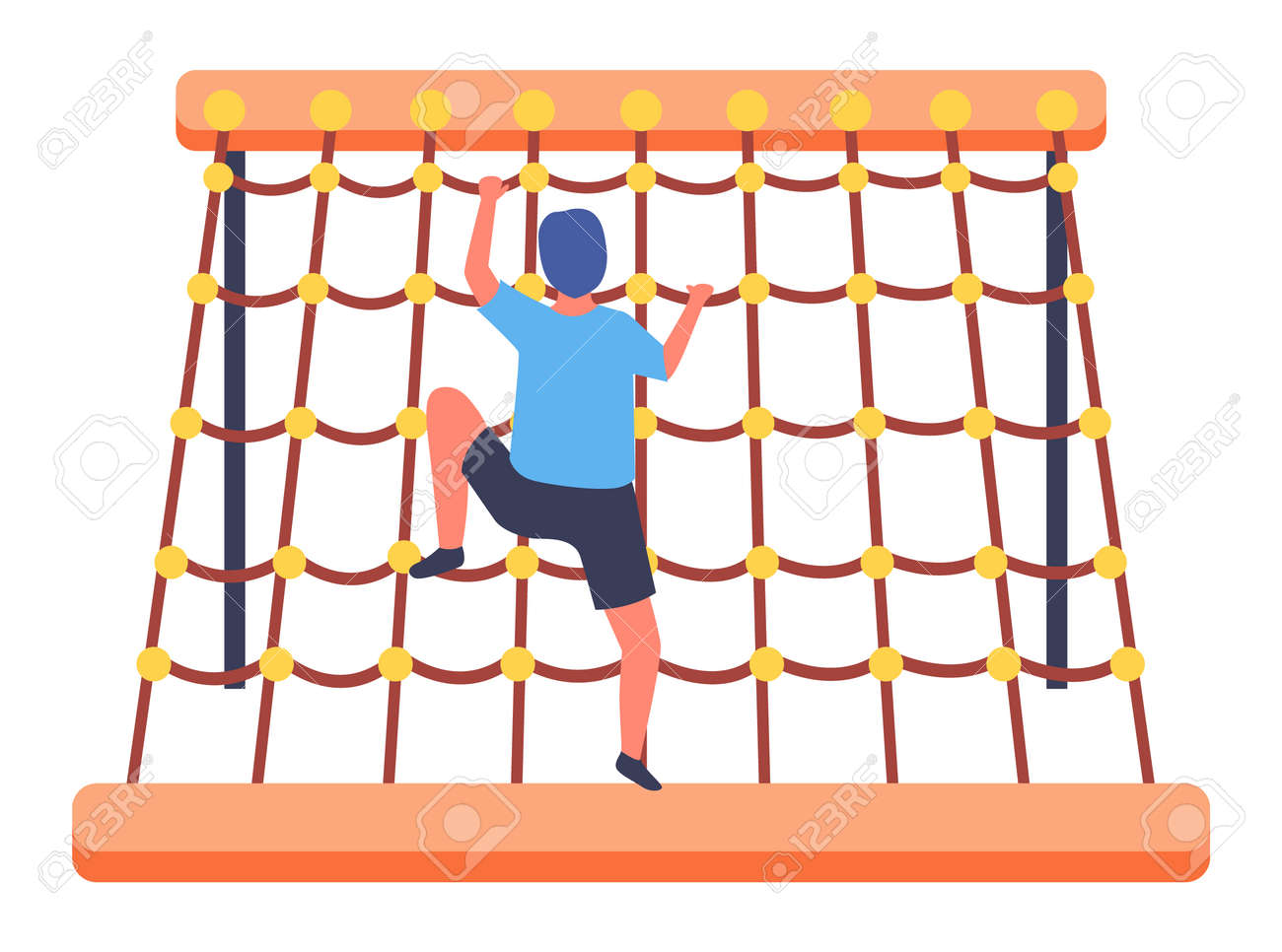 net climbing wall