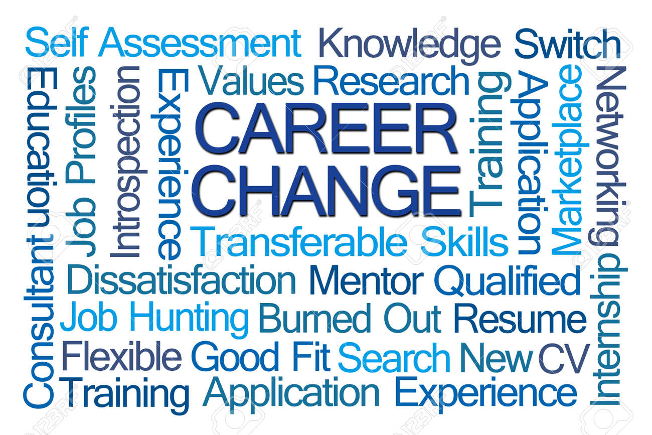 career change word cloud on white background stock photo 59928670