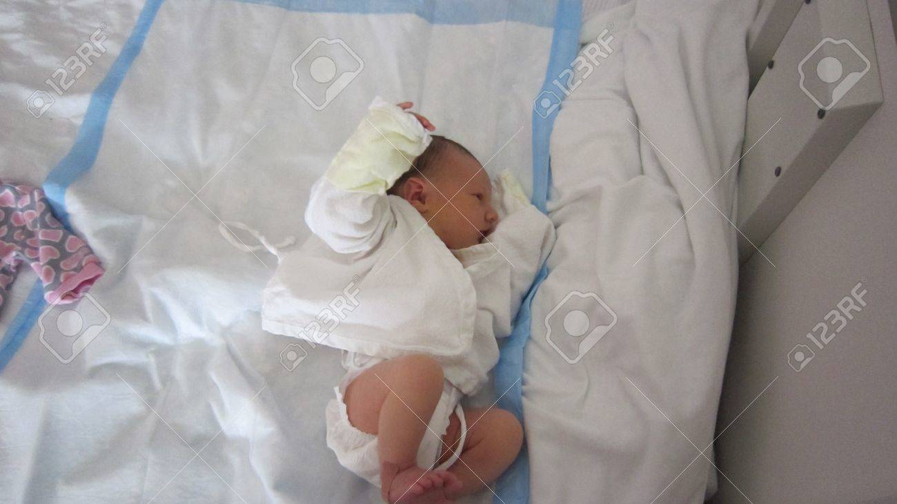 My Baby Girl Is Lying In My Hospital Bed Stock Photo Picture And Royalty Free Image Image 11109525