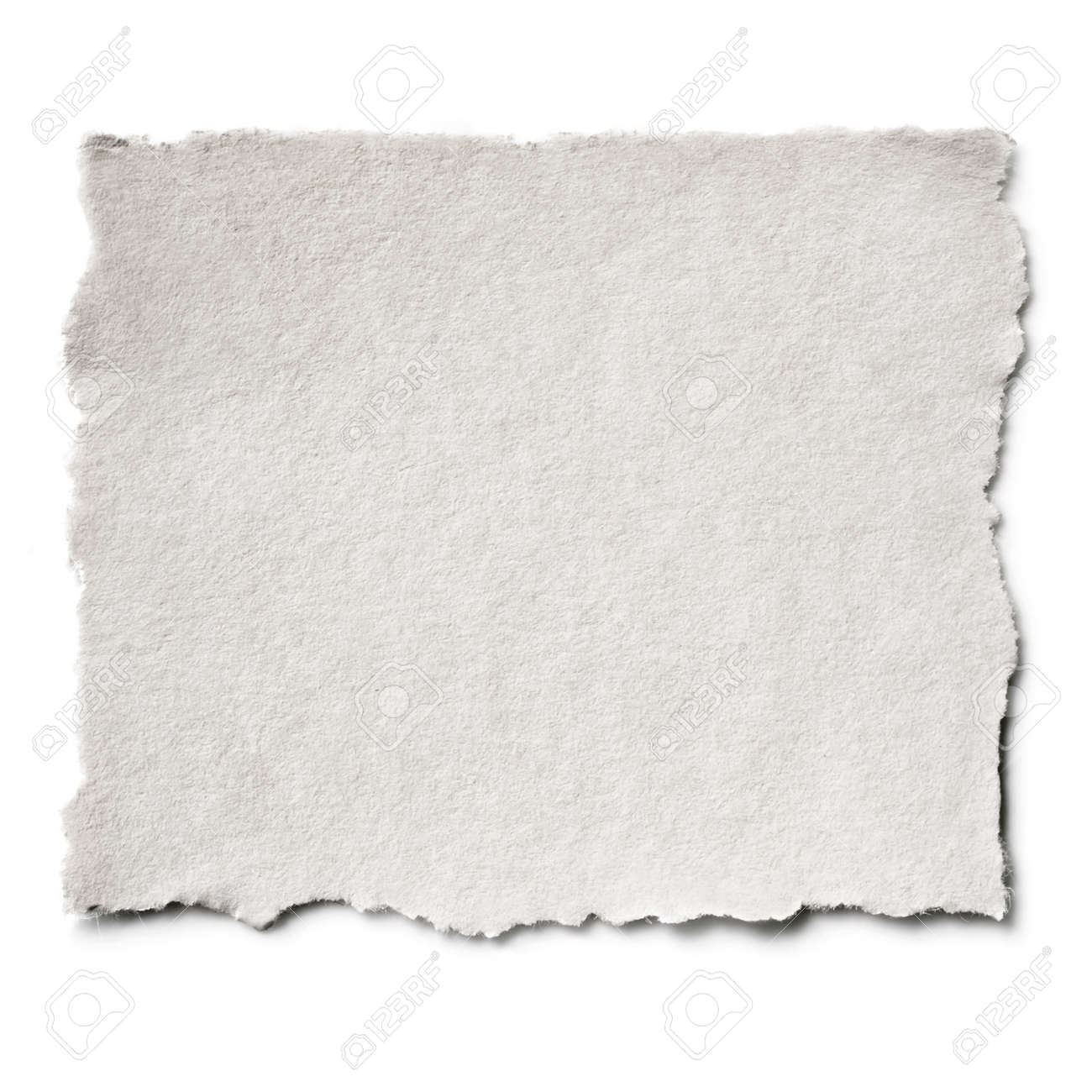 torn blank paper with