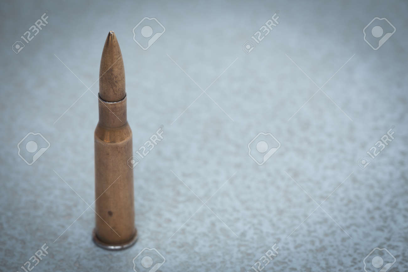 view of a riffle cartridge stock photo picture and royalty free