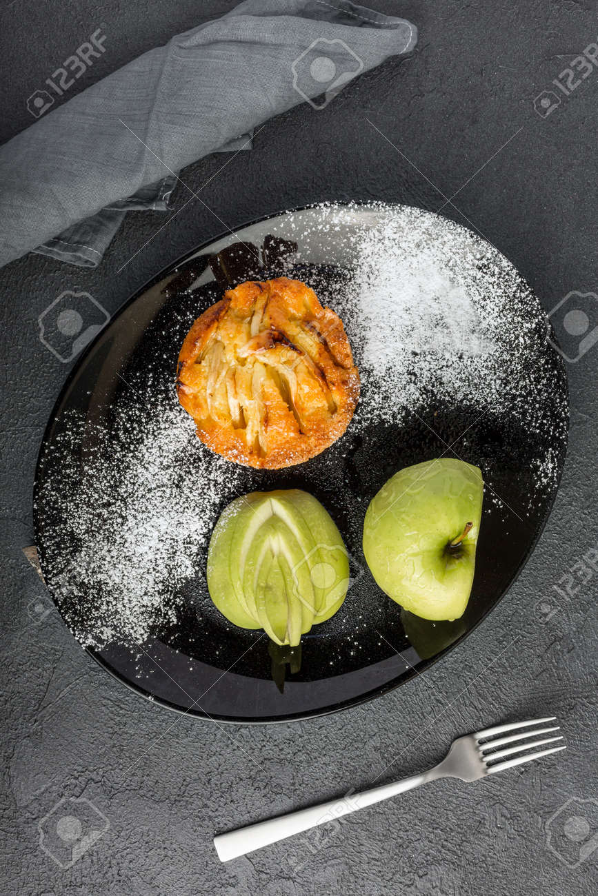 Apple pie with pears on the top - 167779813 Apple pie with pears on the top - 167779813