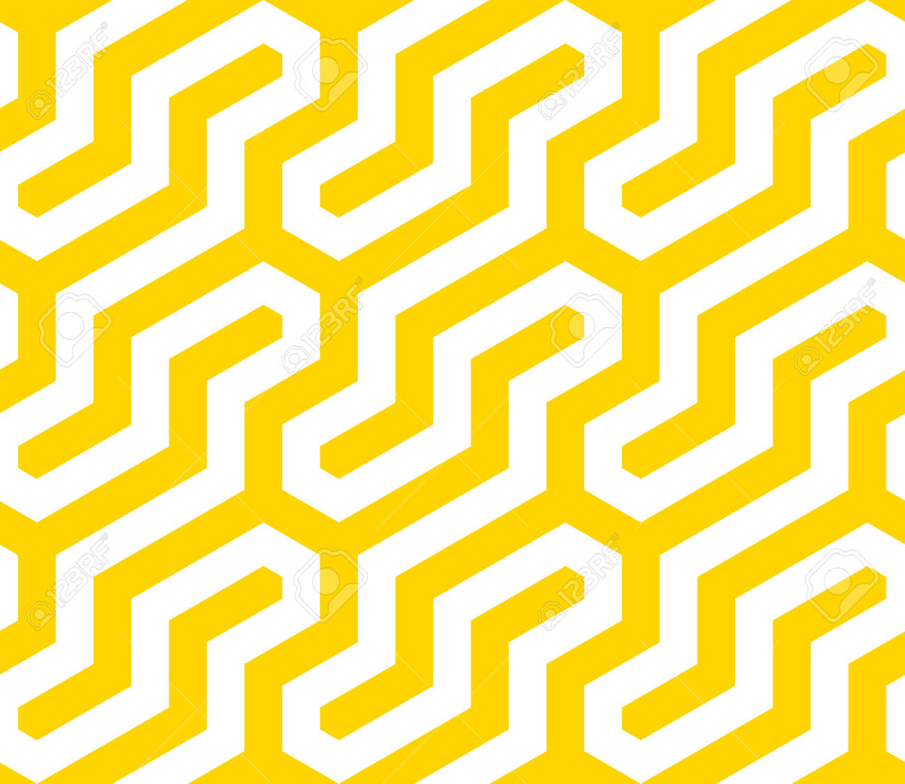 Vector yellow geometric pattern. Seamless modern linear texture. - 145855242 Vector yellow geometric pattern. Seamless modern linear texture. - 145855242