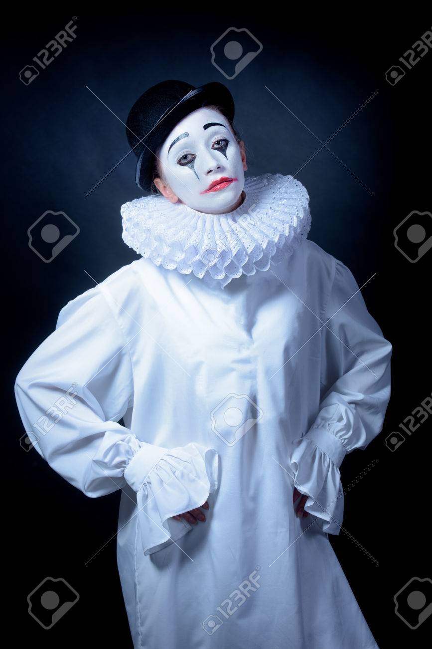 悲しき道化ピエロ の写真素材 画像素材 Image