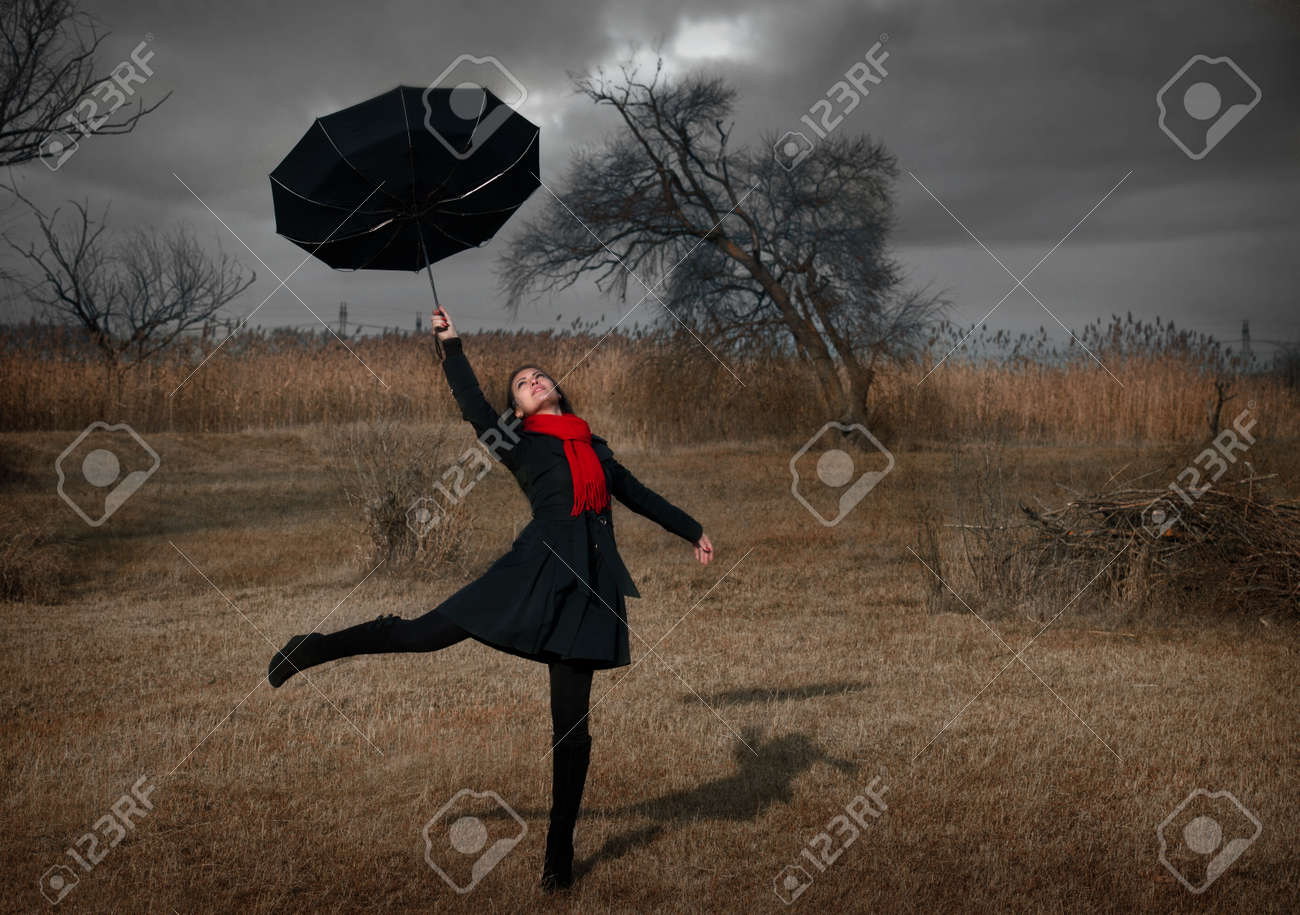 wind turn umbrella
