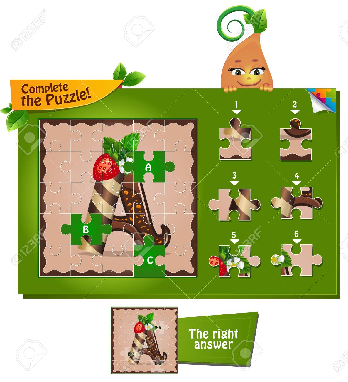 rompecabezas de abecedario para niños