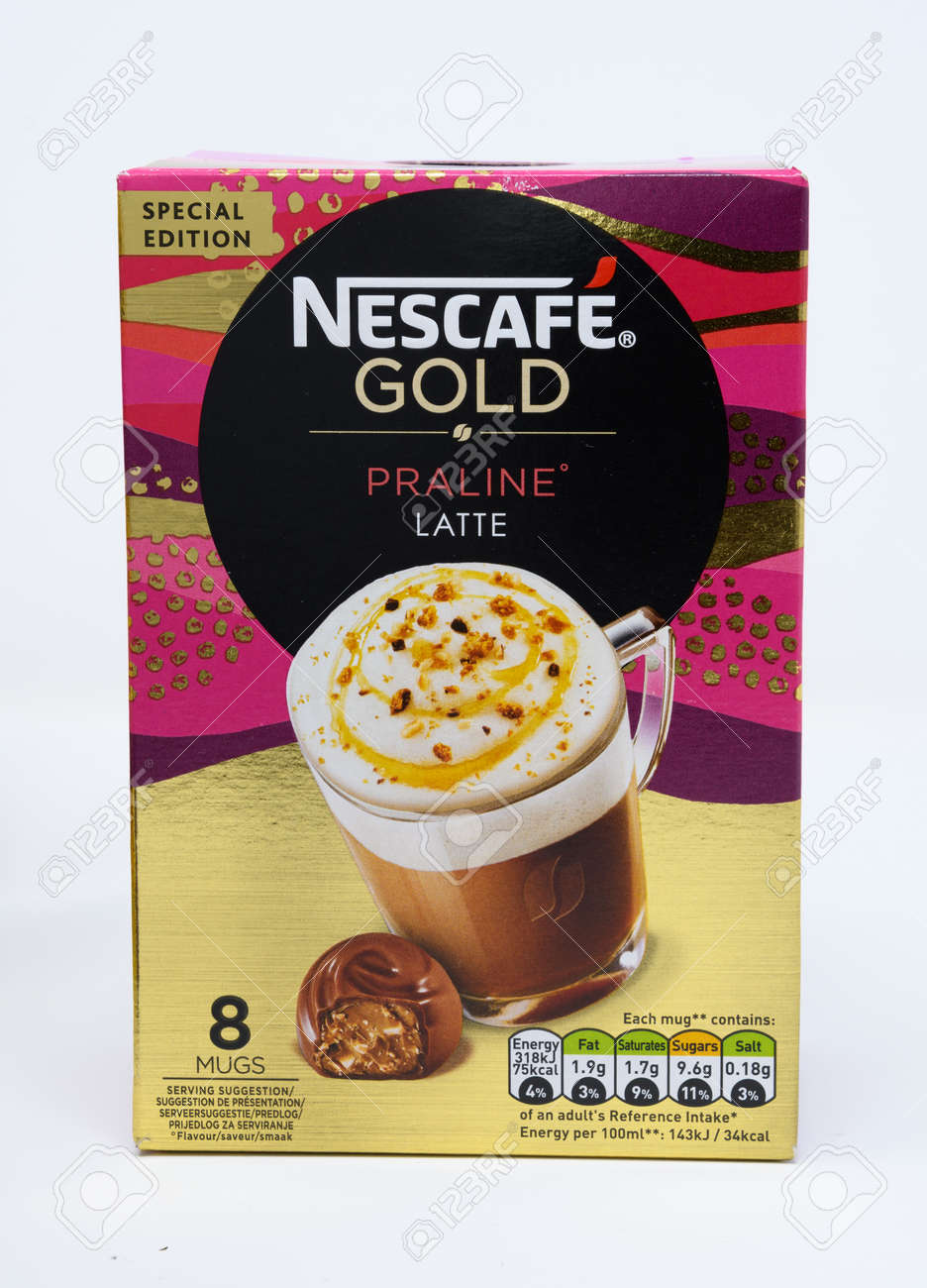 flavoured instant coffee sachets