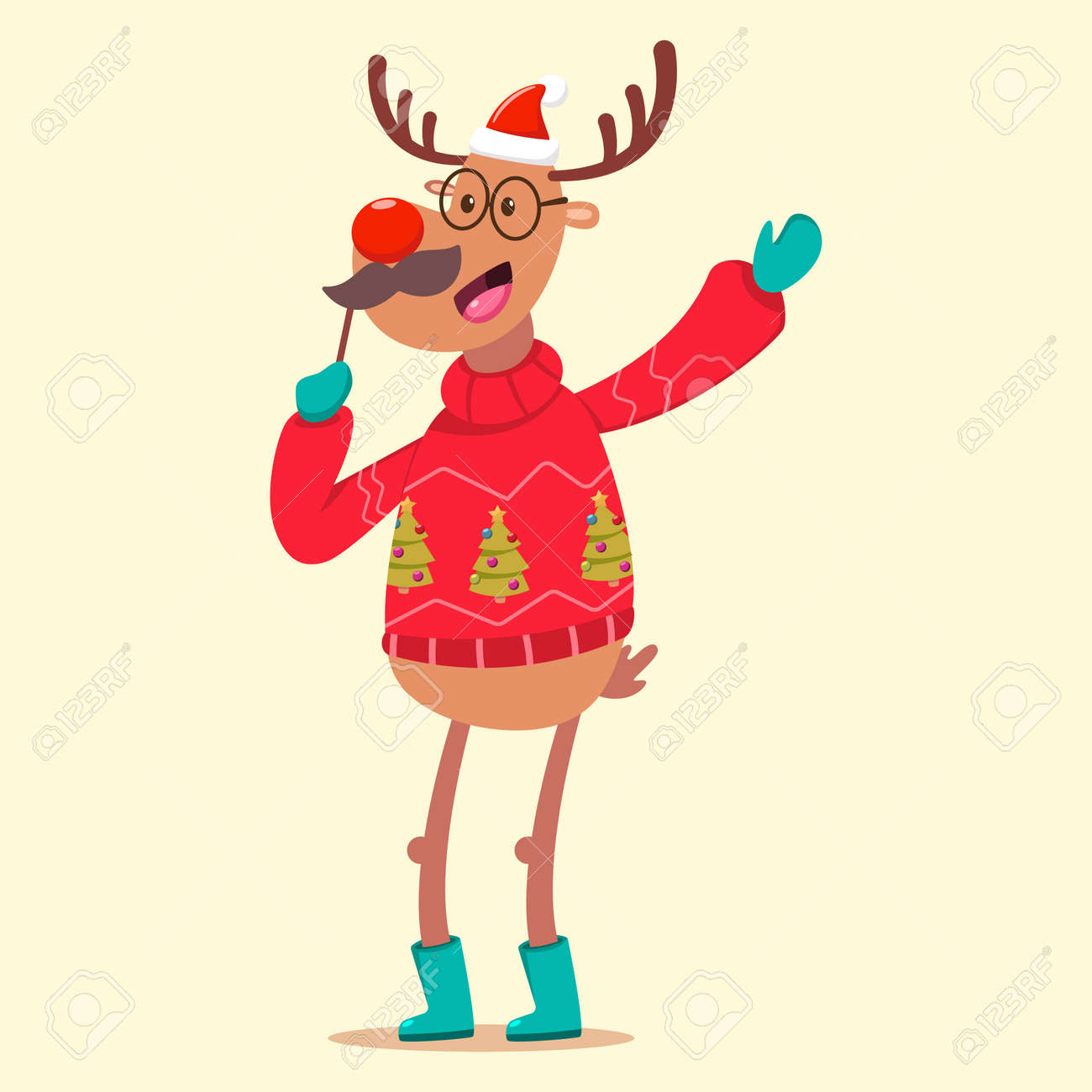 christmas sweater deer