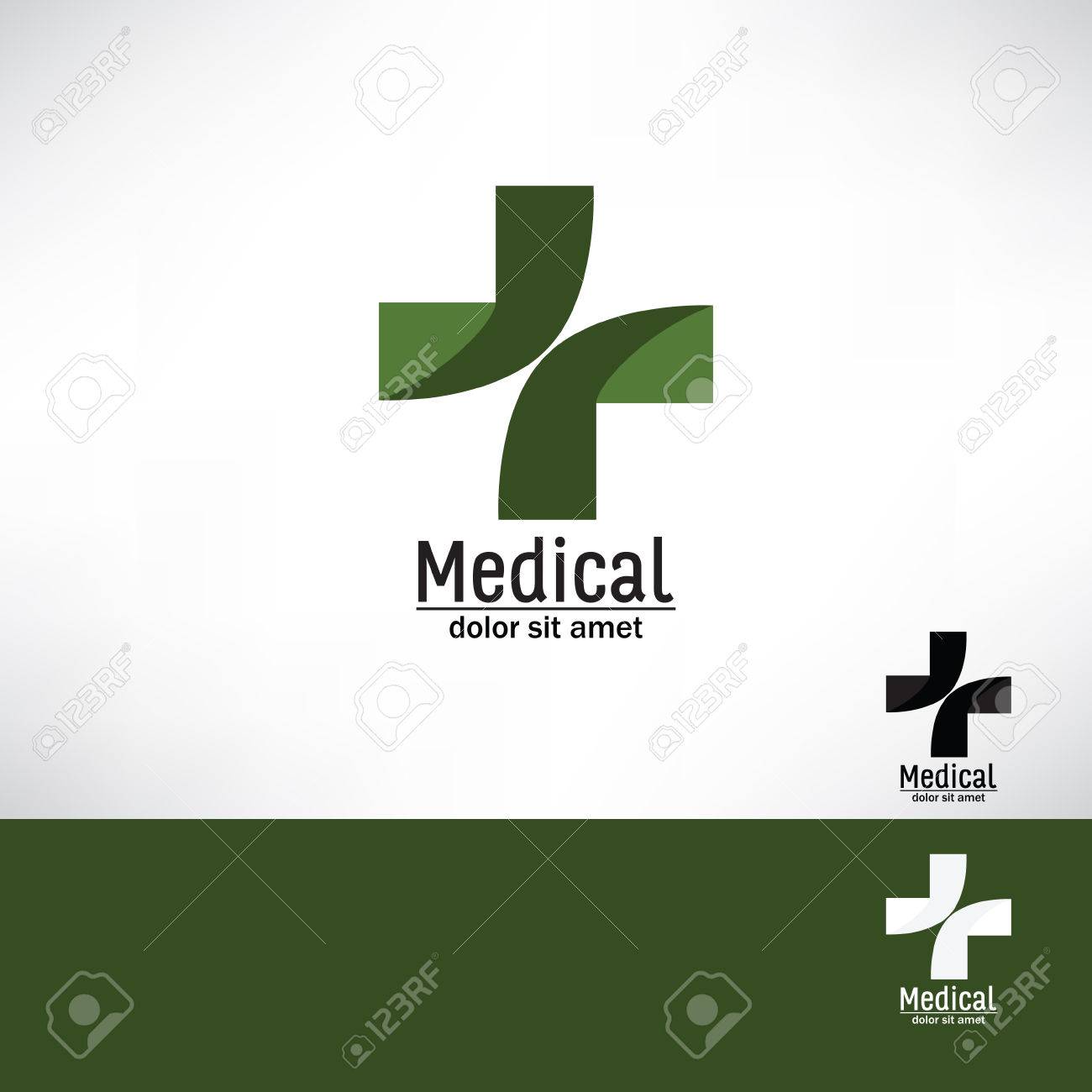 medical pharmacy cross logo design template medic cross icon