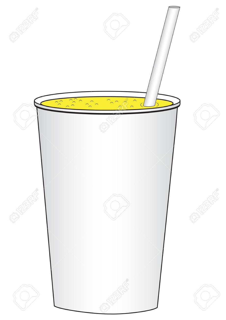 cup with a straw