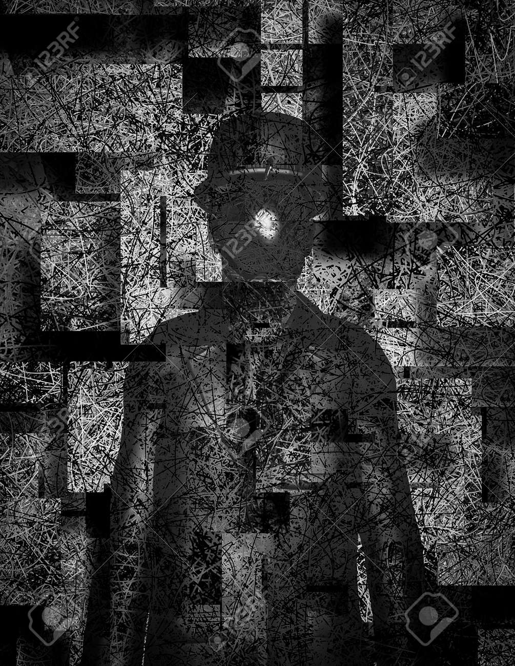 Peinture Surrealiste L Homme En Boule Avec La Pomme Au Lieu Du Visage Banque D Images Et Photos Libres De Droits Image 72608632