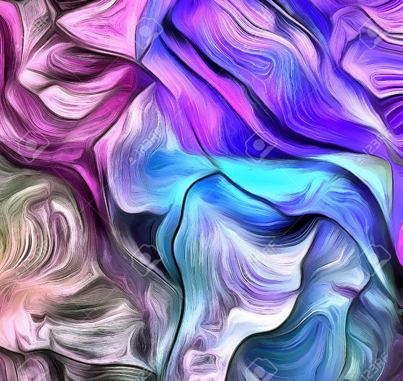 Swirling Vivid Colors Abstract 3d Rendering Stock Photo Picture And Royalty Free Image Image