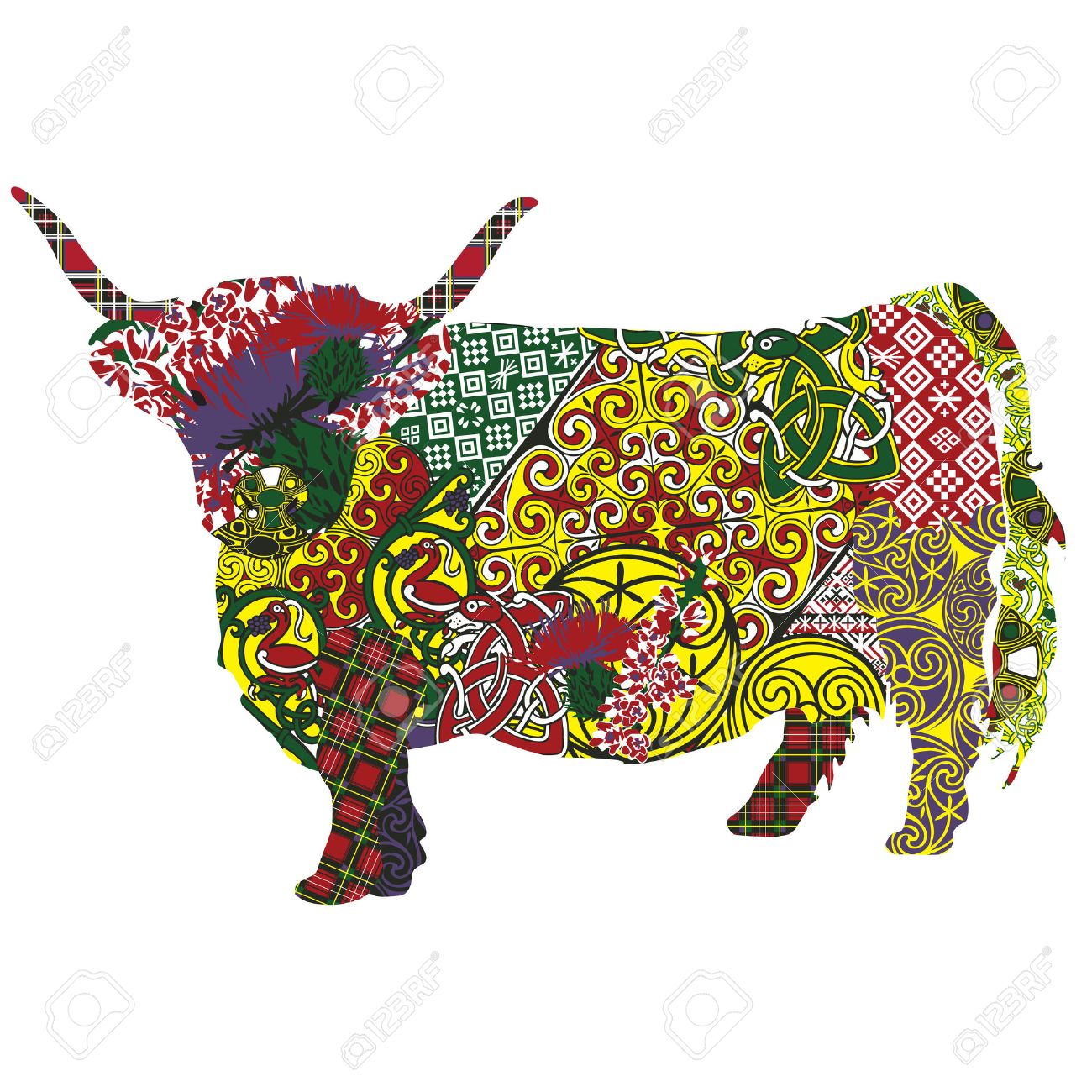 Free Free 322 Silhouette Highland Cow Svg Free SVG PNG EPS DXF File
