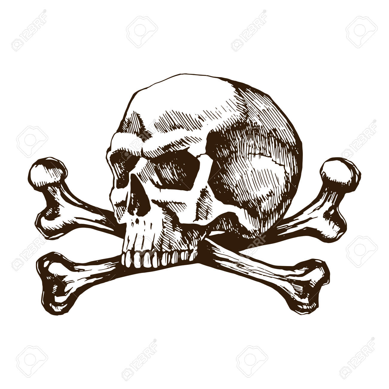 Skull And Crossbones Icon. Royalty Free SVG, Cliparts, Vectors, and Stock  Illustration. Image 95224604., image size:1300x1300