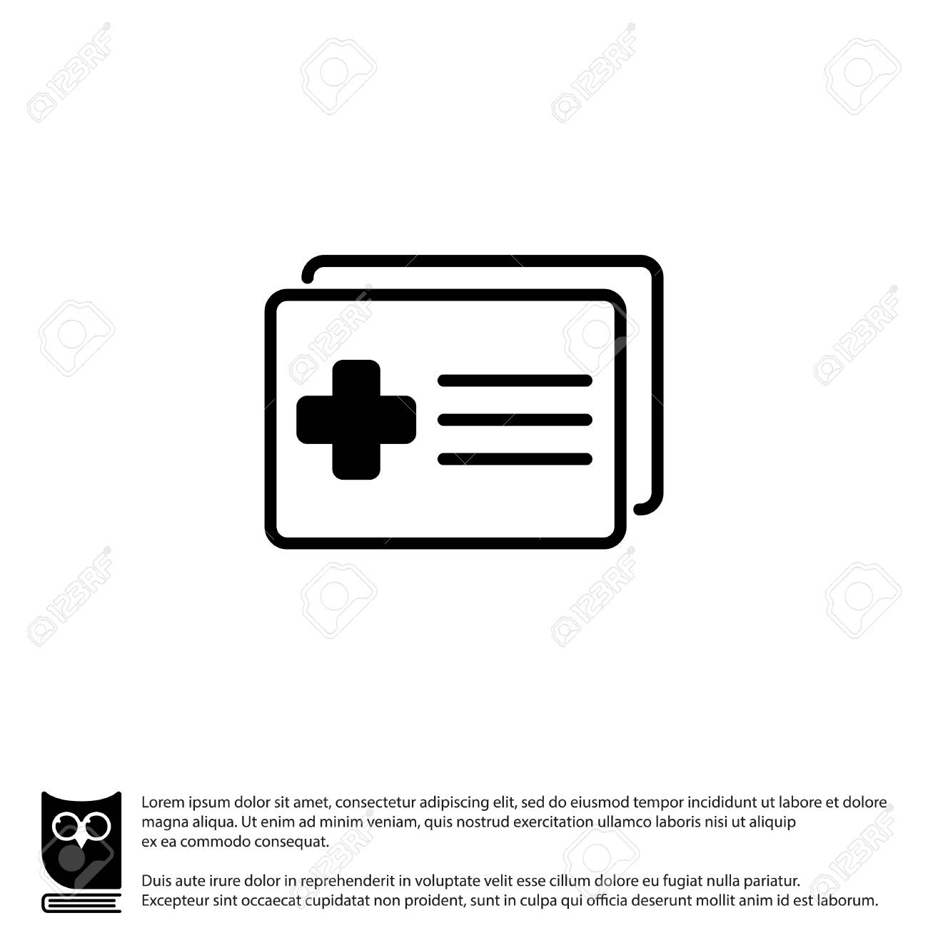 Web アイコン 医療の形態 医師の診断書 のイラスト素材 ベクタ Image 7354