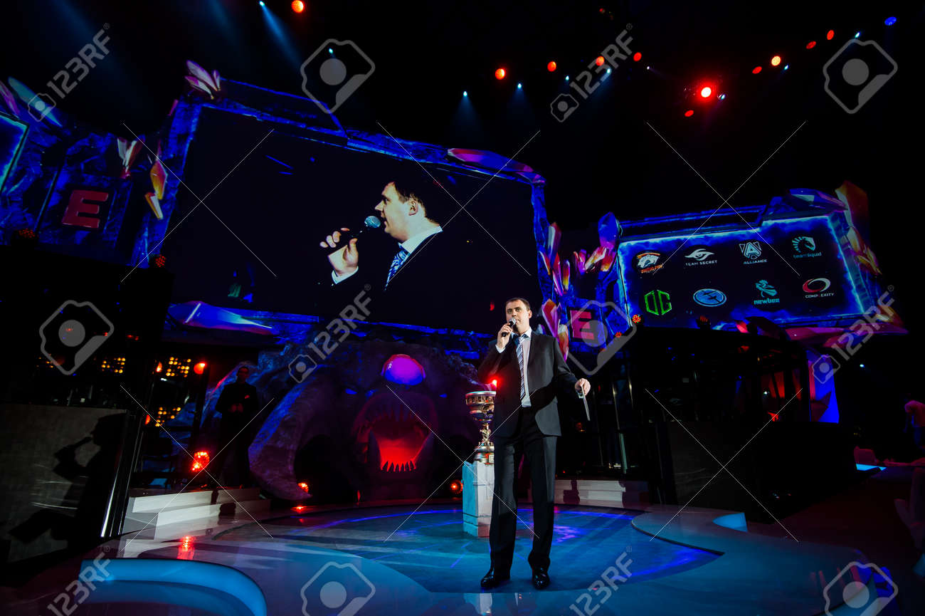 Moscow Russia May 13 2016 Epicenter Moscow Dota 2 Cybersport