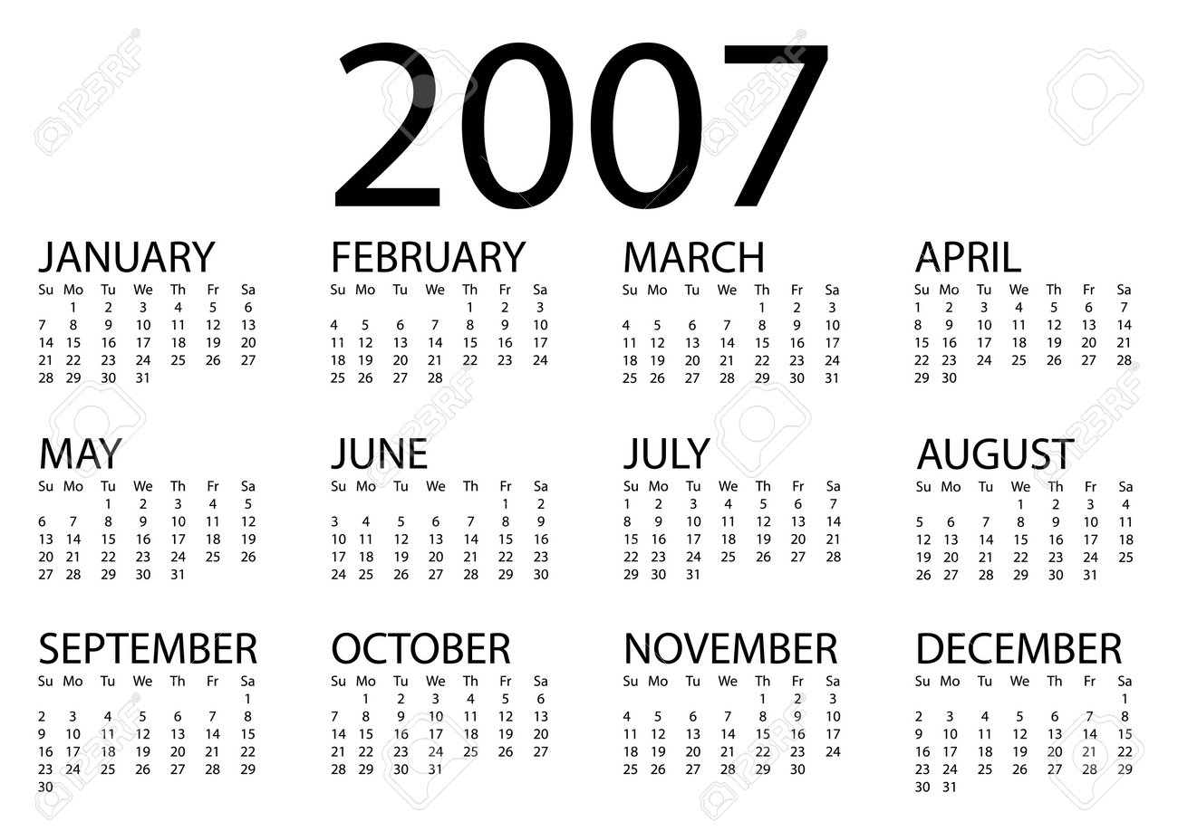 フレメ カレンダー2007年