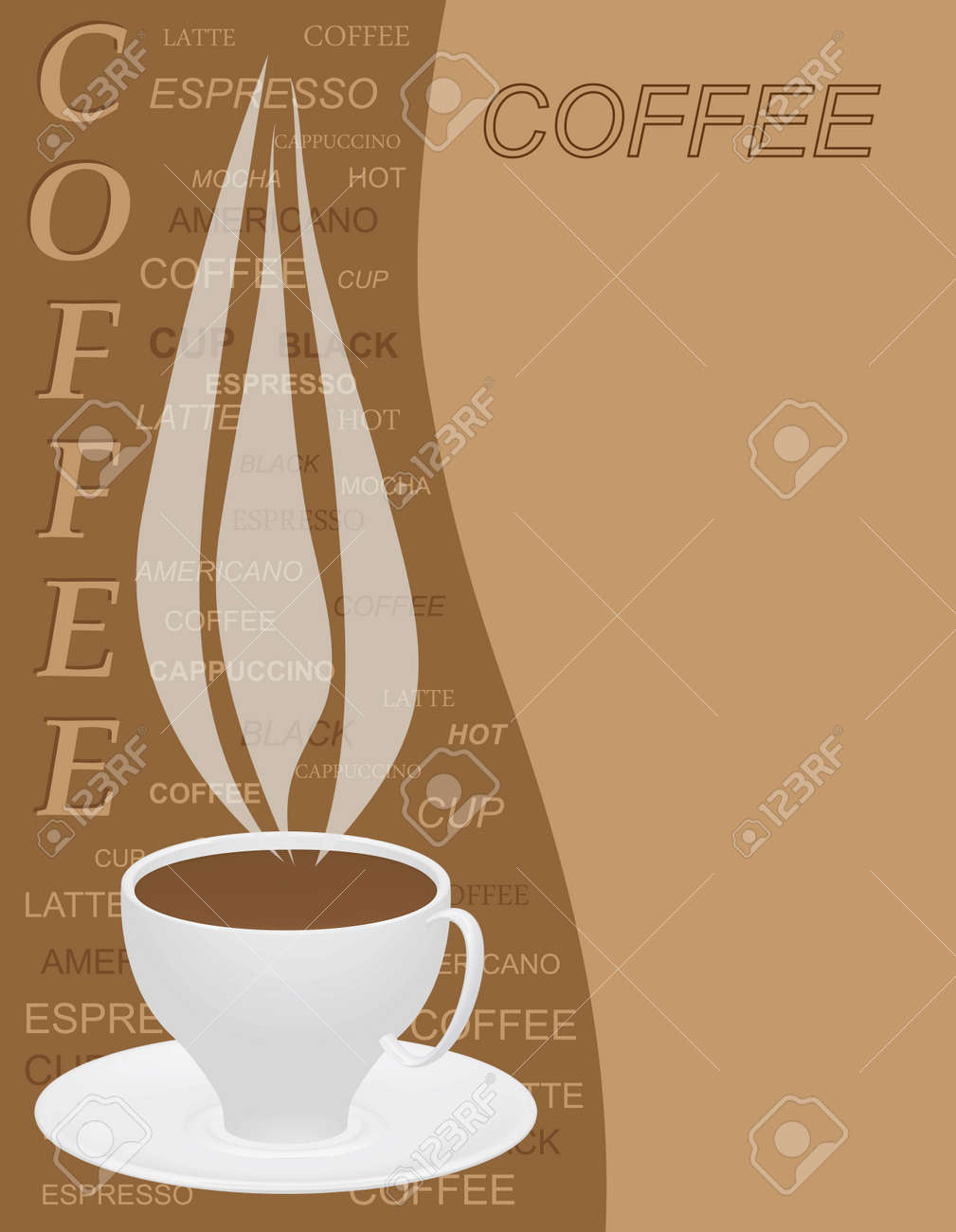 coffee menu template