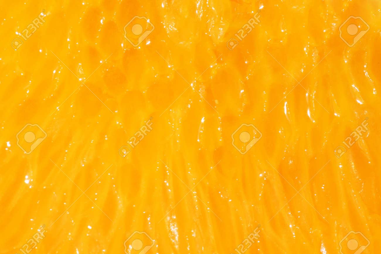 オレンジ色のテクスチャのパルプのクローズ アップ の写真素材 画像素材 Image