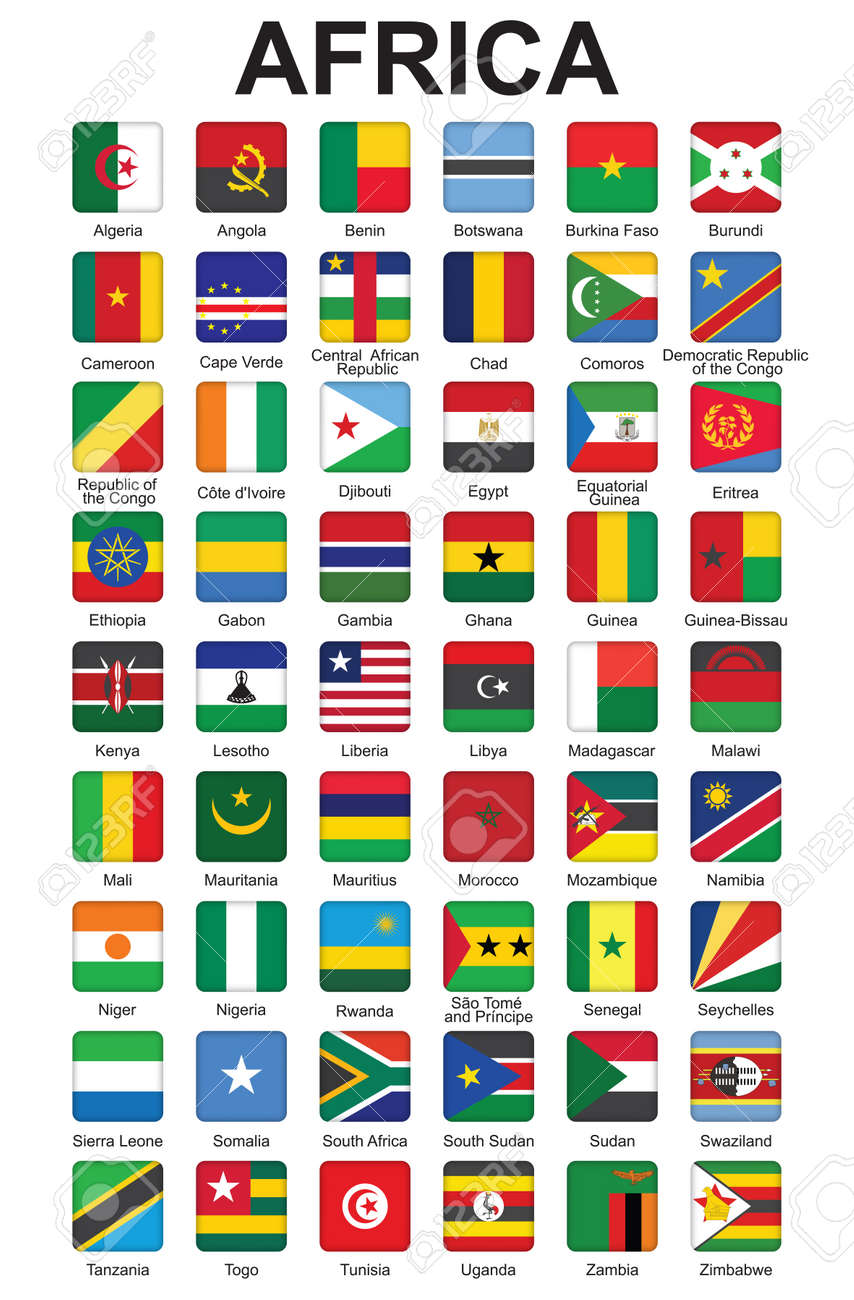 Paises De Africa Banderas Va Happy