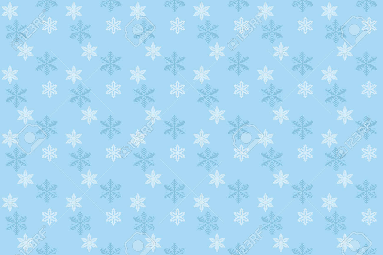 Blue Seamless Snowflakes Background Illustration Royalty Free Cliparts Vectors And Stock Illustration Image