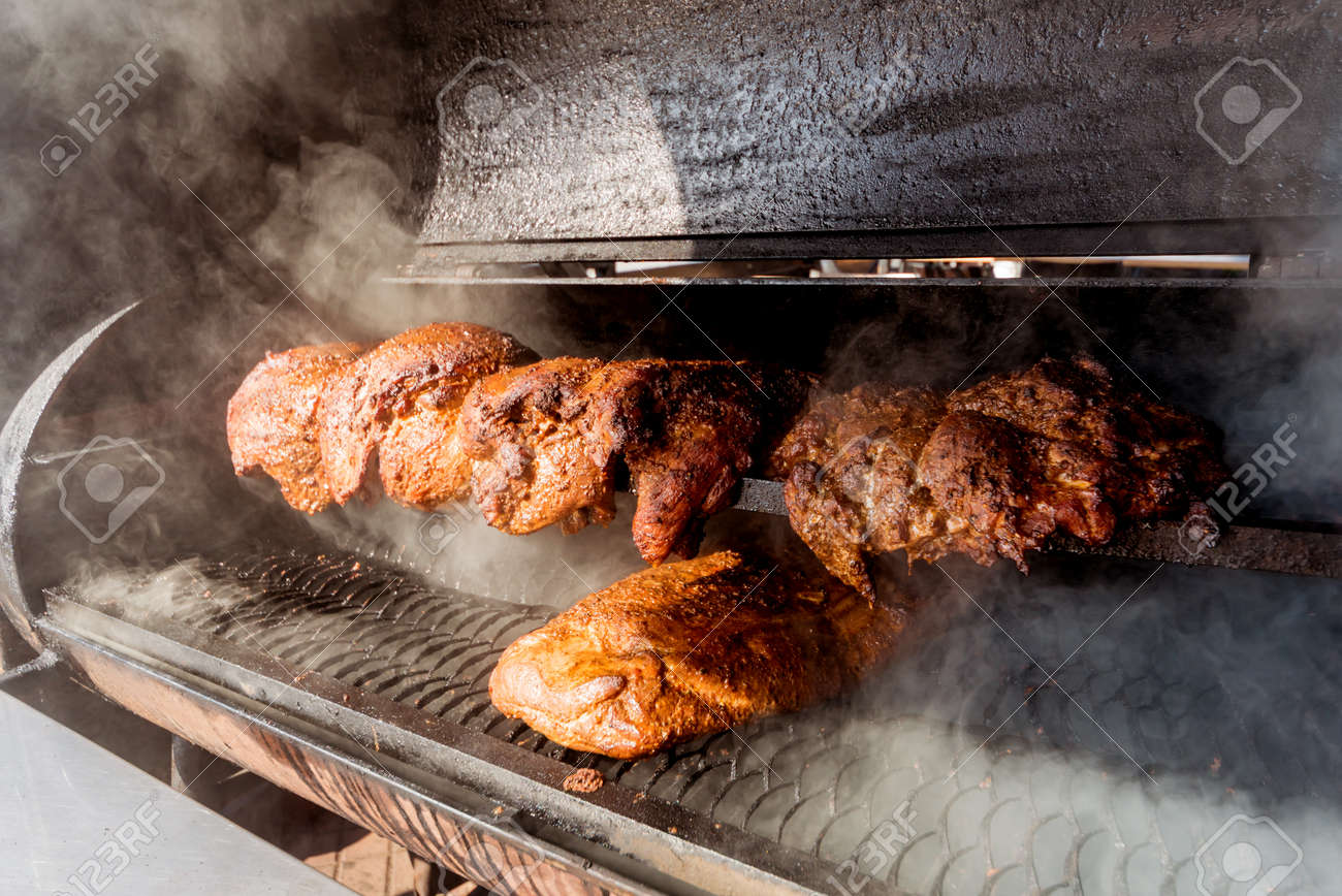 US. BBQ グリル スモーカー 大型