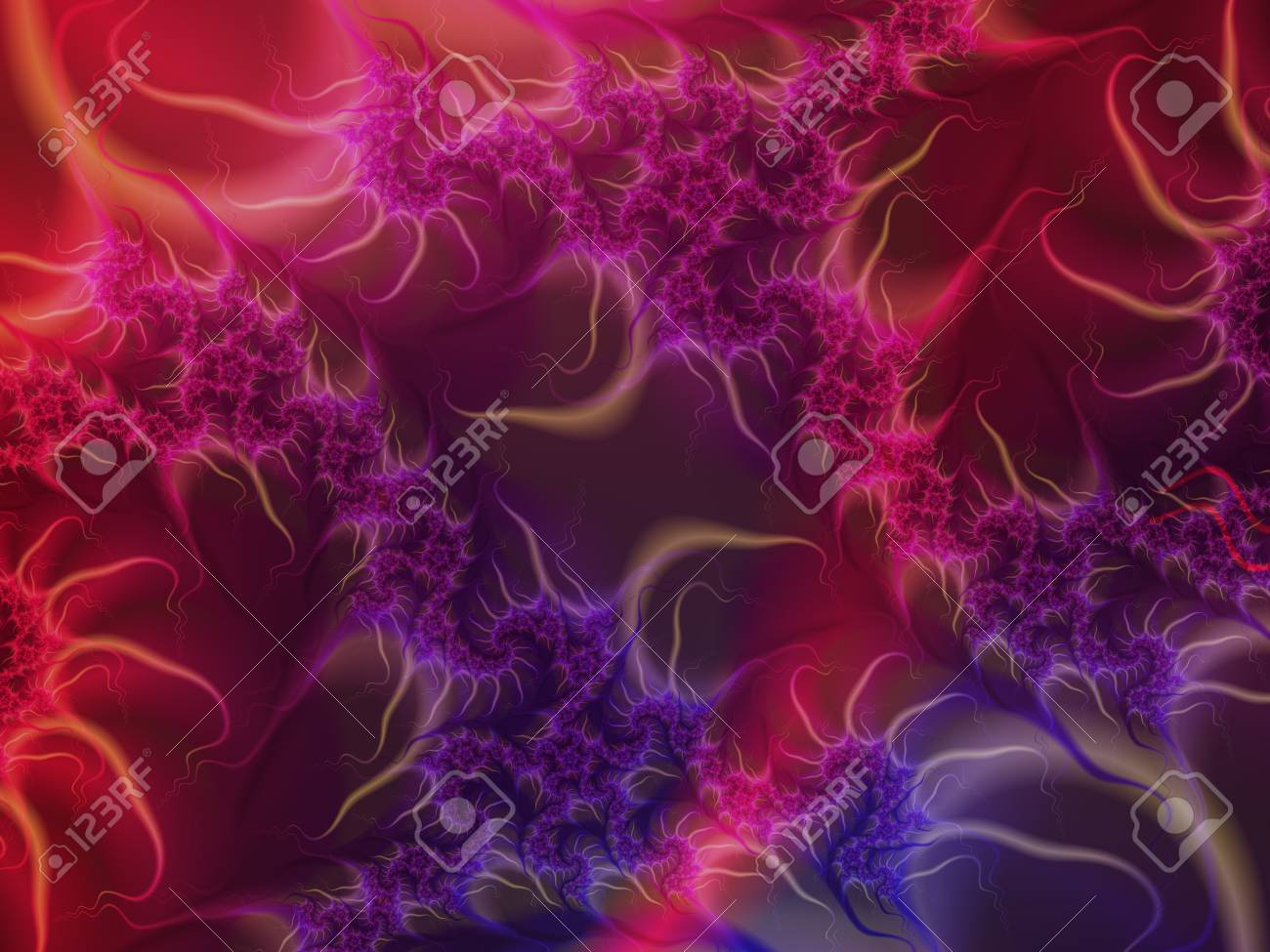 Genere Par Ordinateur Fond Abstrait Flamme Pourpre Rouge Banque D Images Et Photos Libres De Droits Image