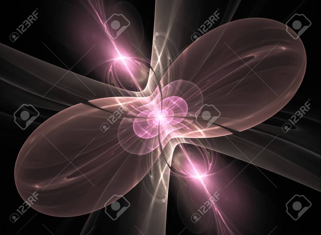 抽象的な光る球体 の写真素材 画像素材 Image