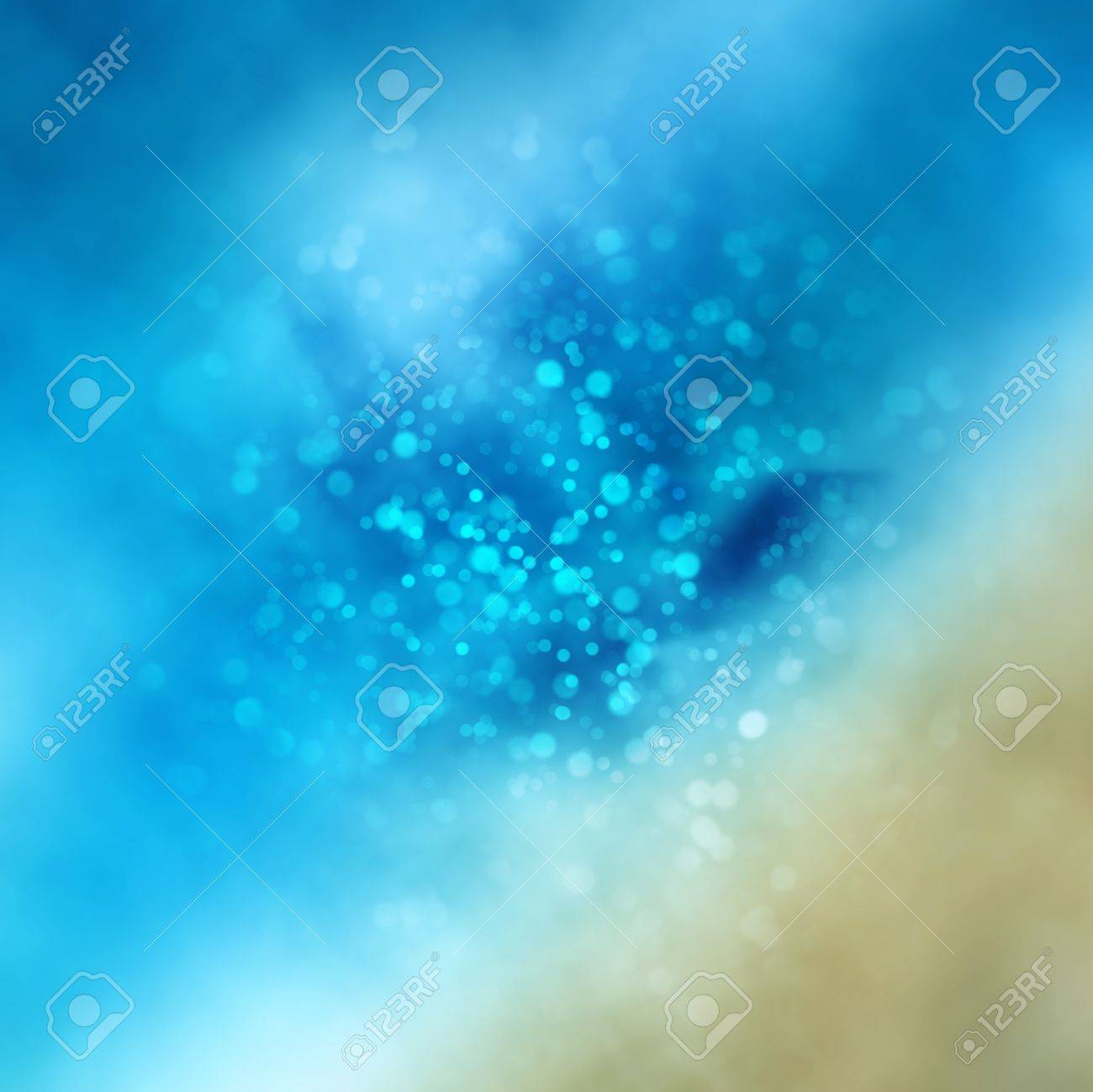 glittering lights seen through an abstract drawing on foggy window