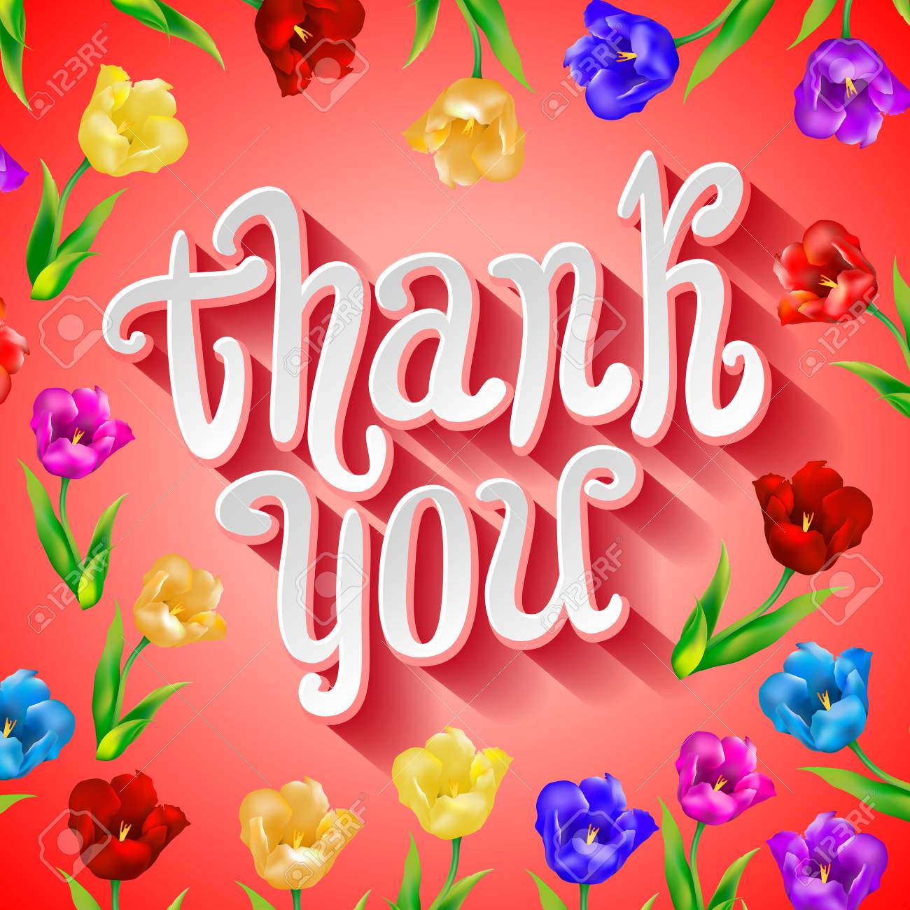 ビンテージ赤と白のグリーティング カード テンプレート 感謝とありがとうカードに最適です アート のイラスト素材 ベクタ Image 5375